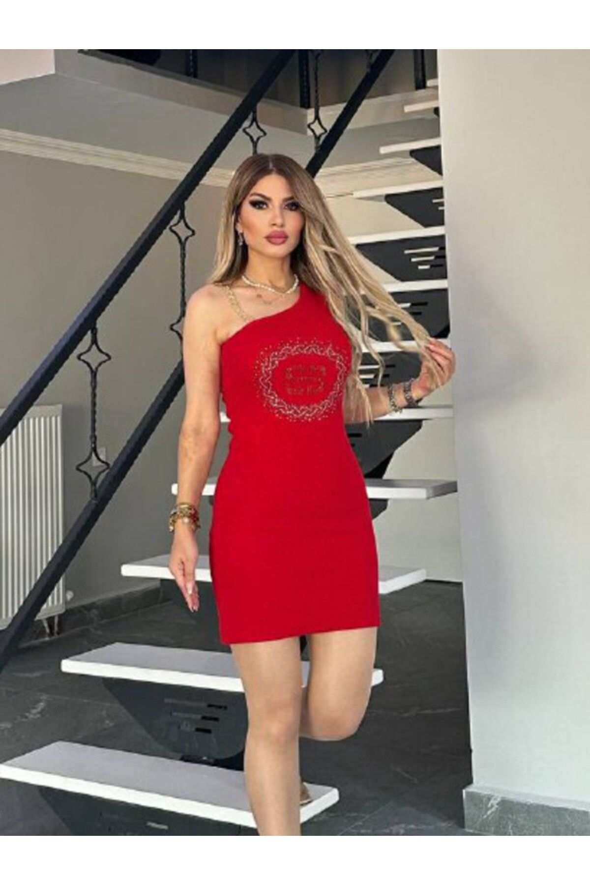 Bella Belluci Taşlı elbise