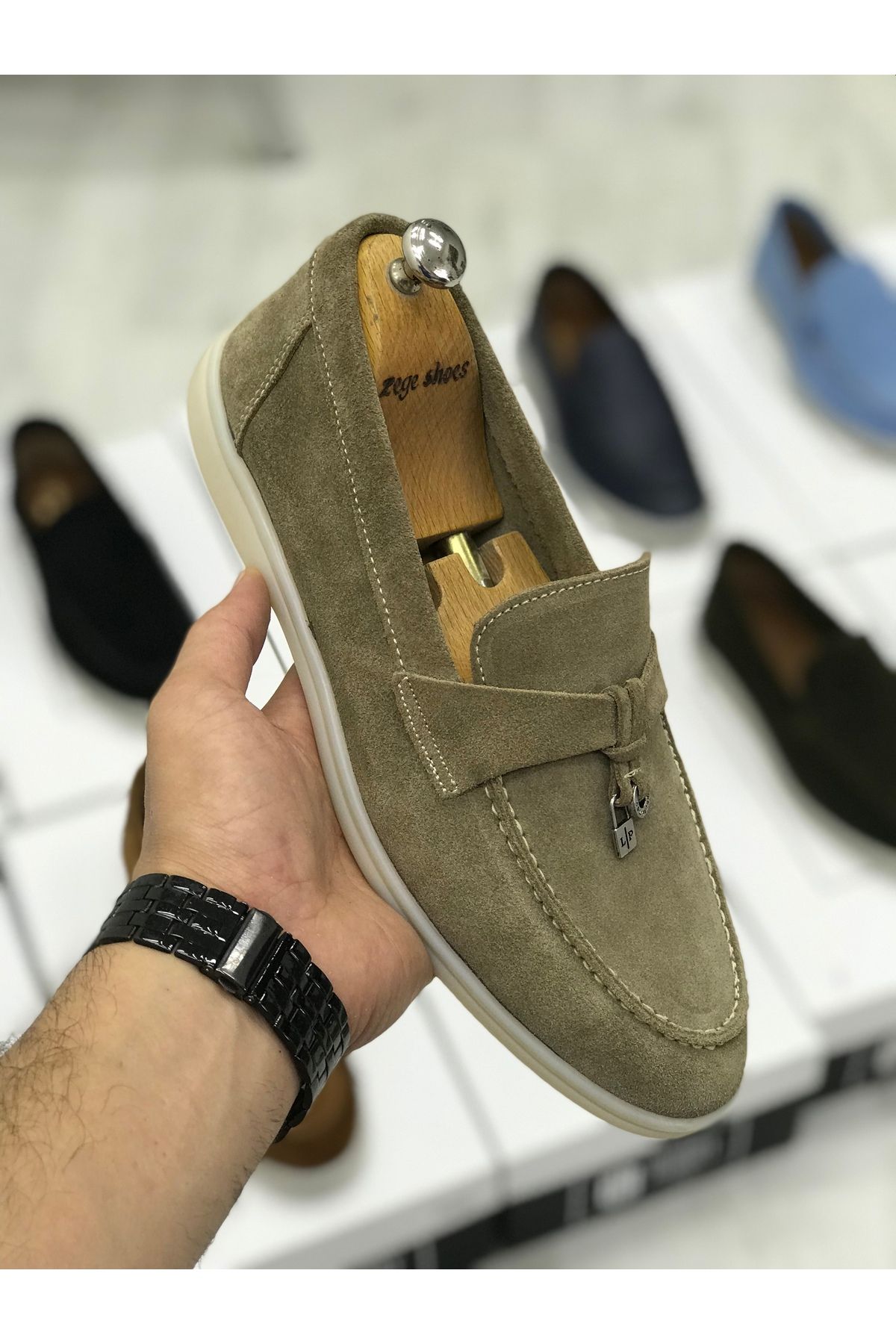 Zegeshoes Yeni Sezon LP Hakiki Deri Bağlı Ortopedik Loafer Casual Ayakkabı(kendi numaranızı tercih ediniz)