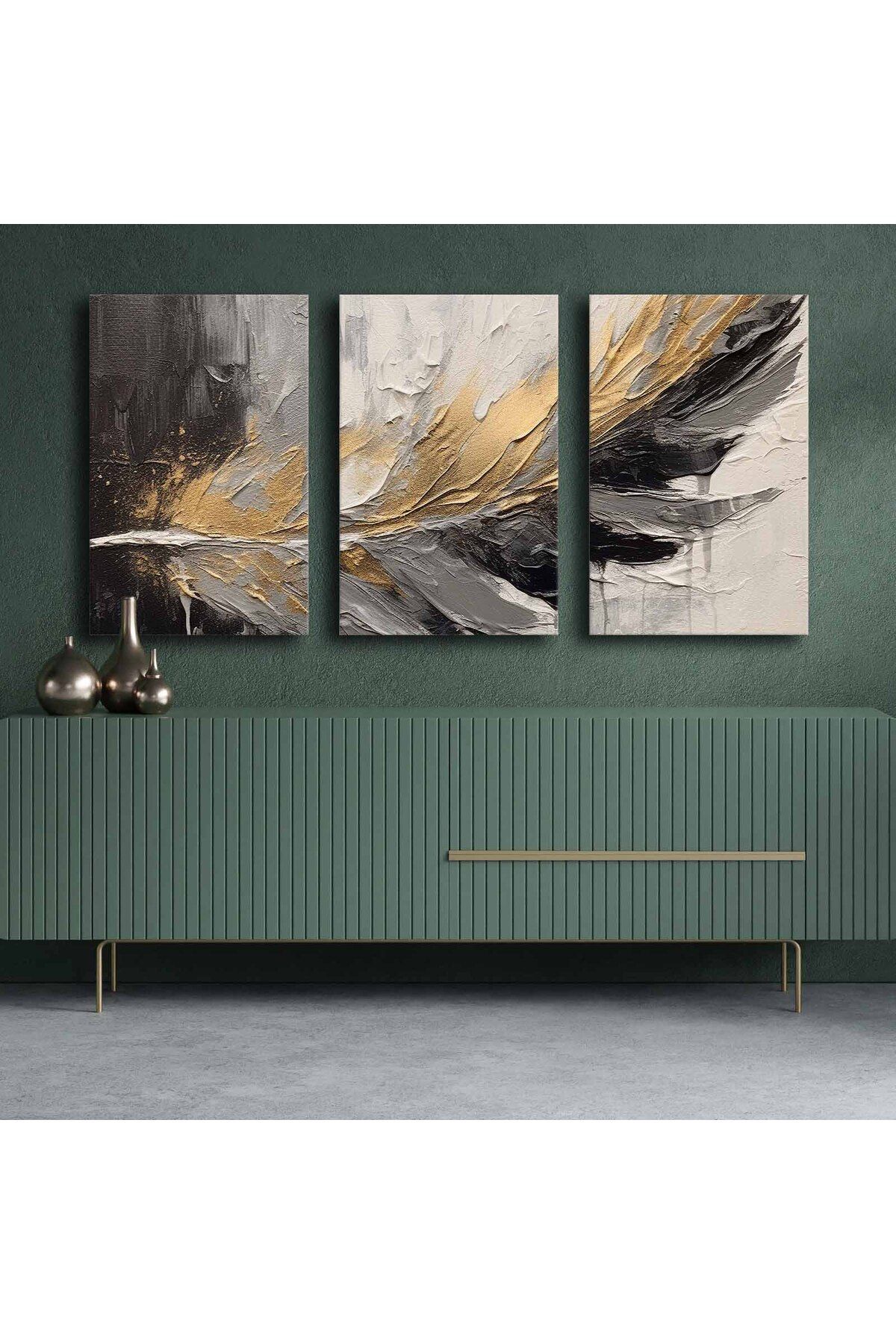 Özgül Grup 3 PARÇA 45x70 CANVAS TABLO
