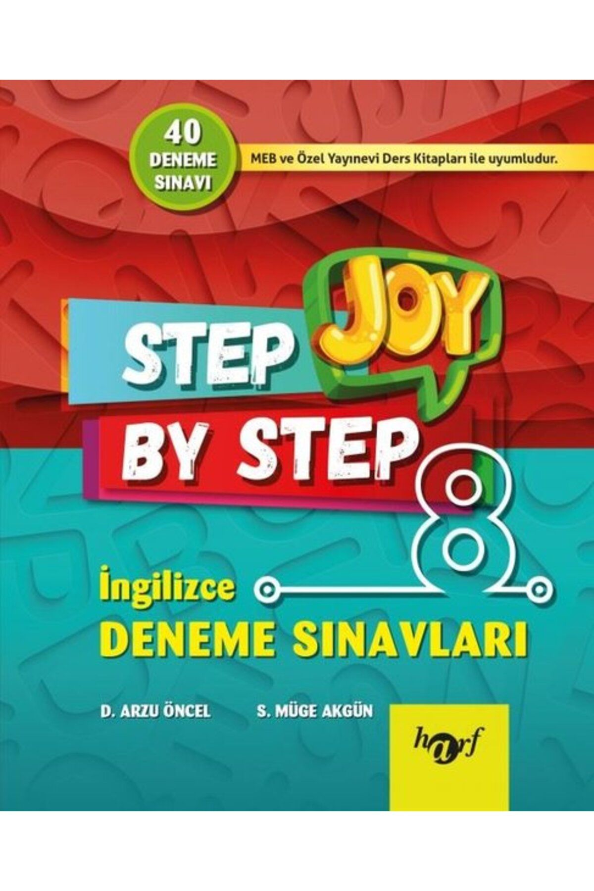 Harf Yayınları Harf 8.Sınıf Step By Step Joy English Deneme Sınavları