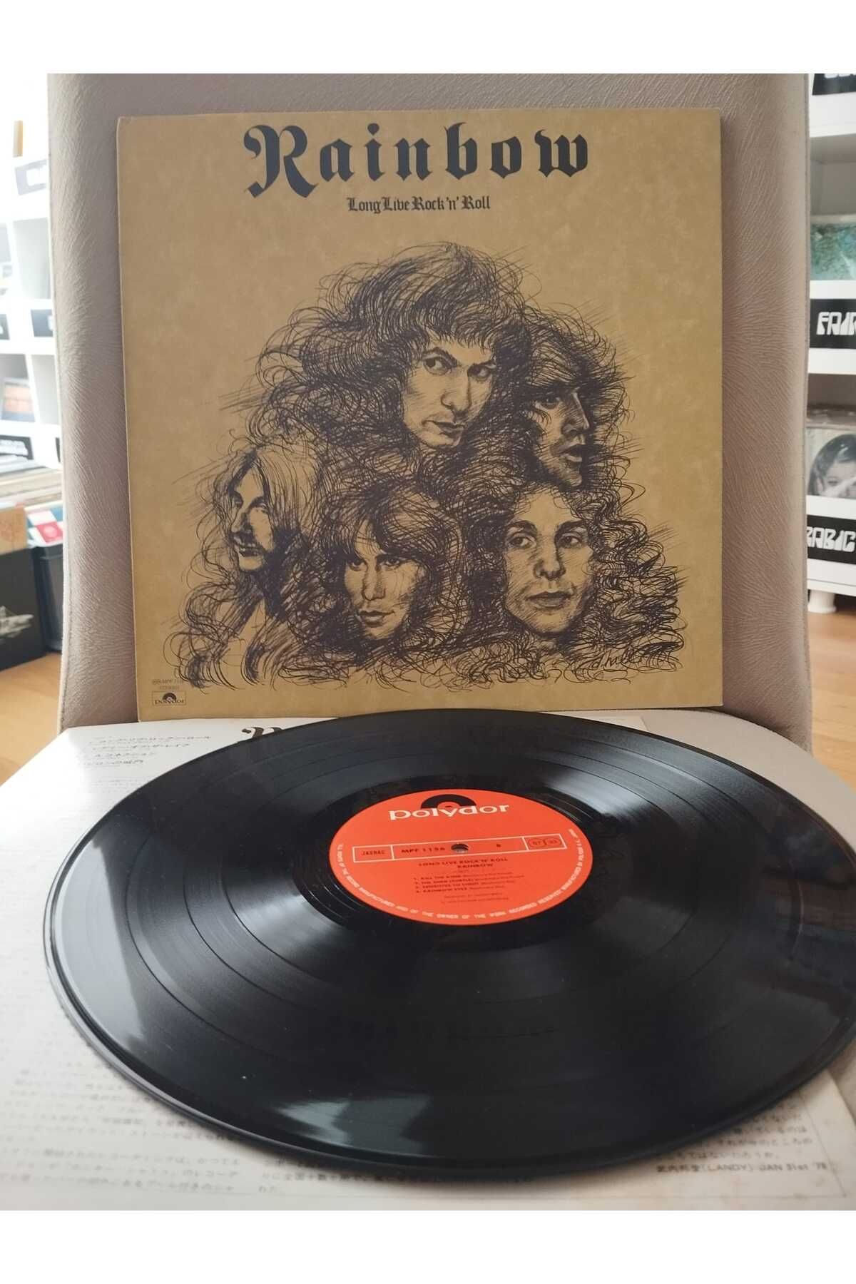 Plakperest Rainbow – Long Live Rock ’N’ Roll - 1978 Japonya Basım LP Plak-2.el