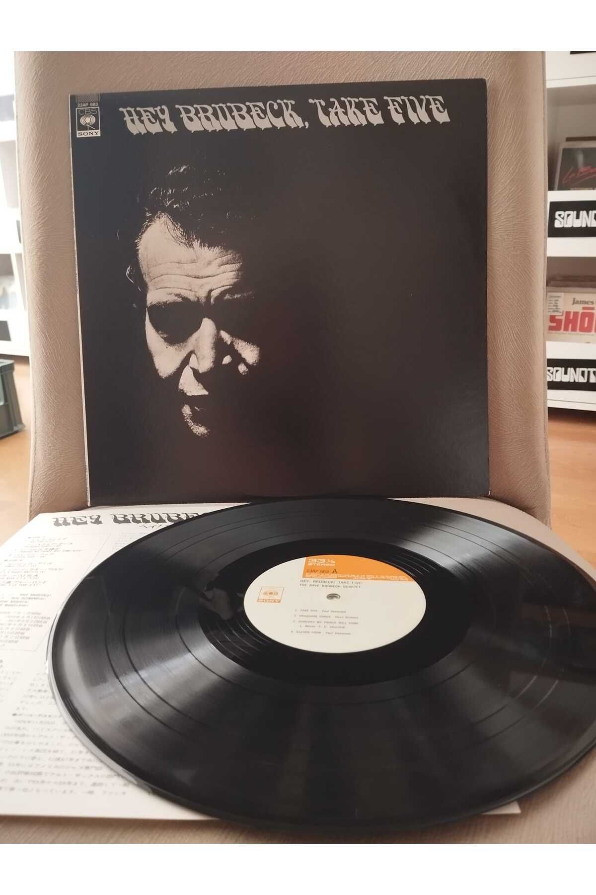 Plakperest The Dave Brubeck Quartet – Hey Brubeck, Take Five - 1977 Japonya Basım LP Plak-2.el