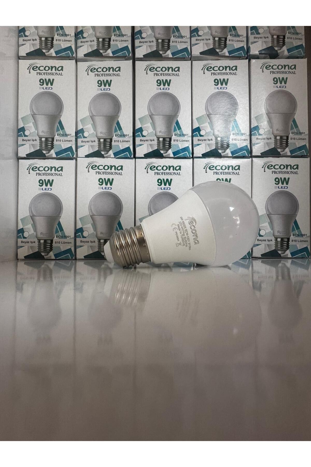 ECONA led ampul 9watt beyaz ışık 6500k