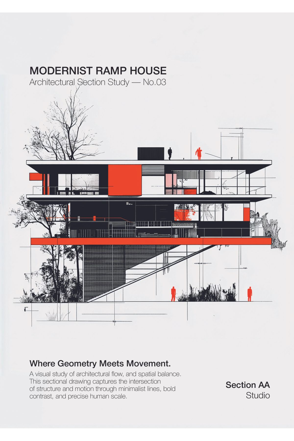 Section AA Studio Poster