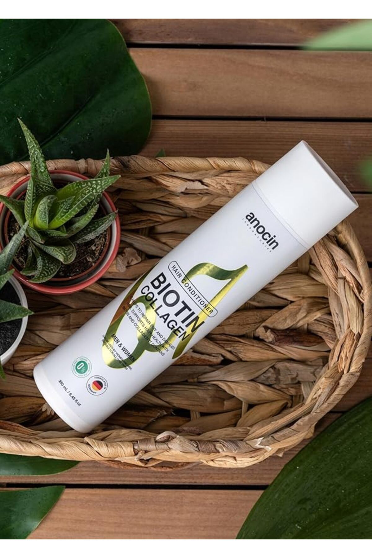 anocin Bitkisel Sülfatsız , Tuzsuz , Biotin + Collagen Saç Kremi, Karşıtı Saç Kremi 250ml