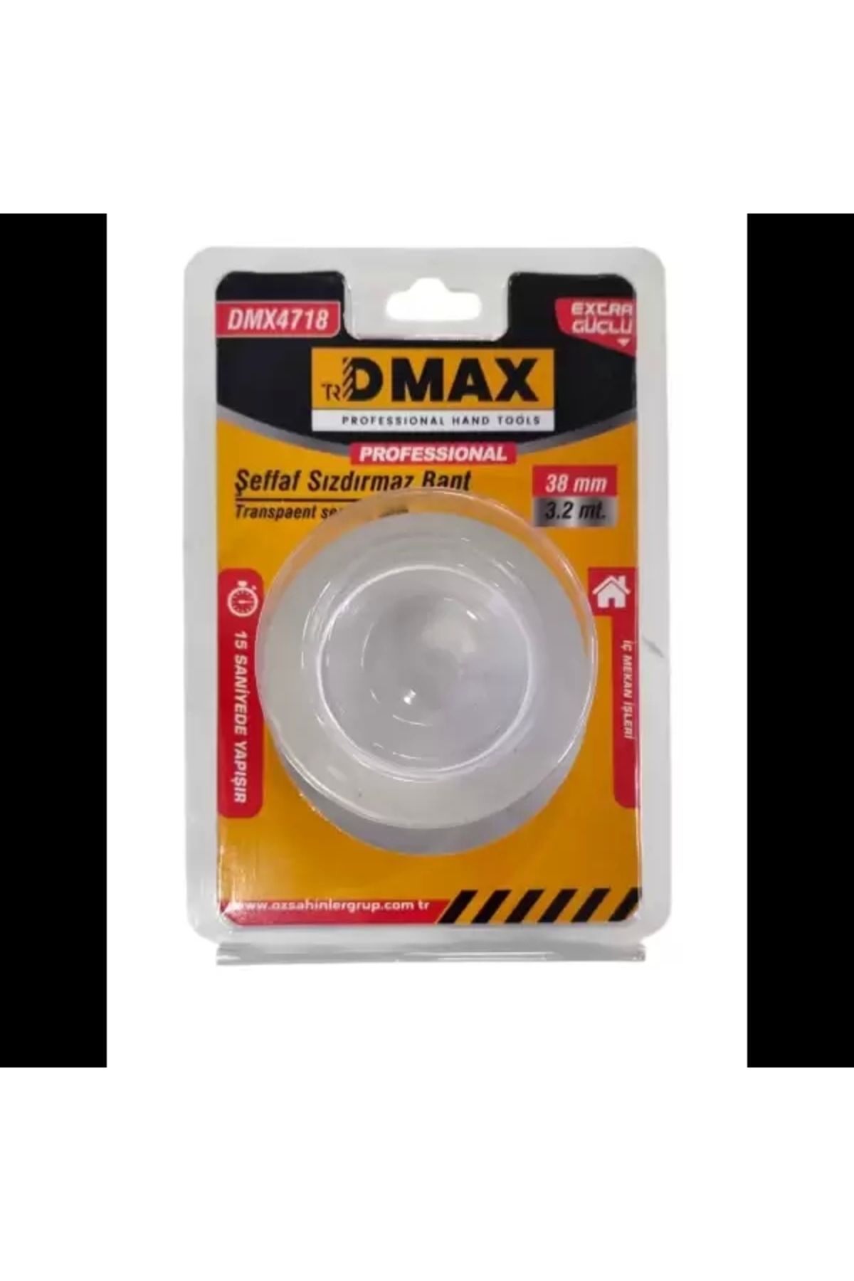 DMAX Sızdırmazlık Bandı 38mm-3,2Mt Şeffaf 4718