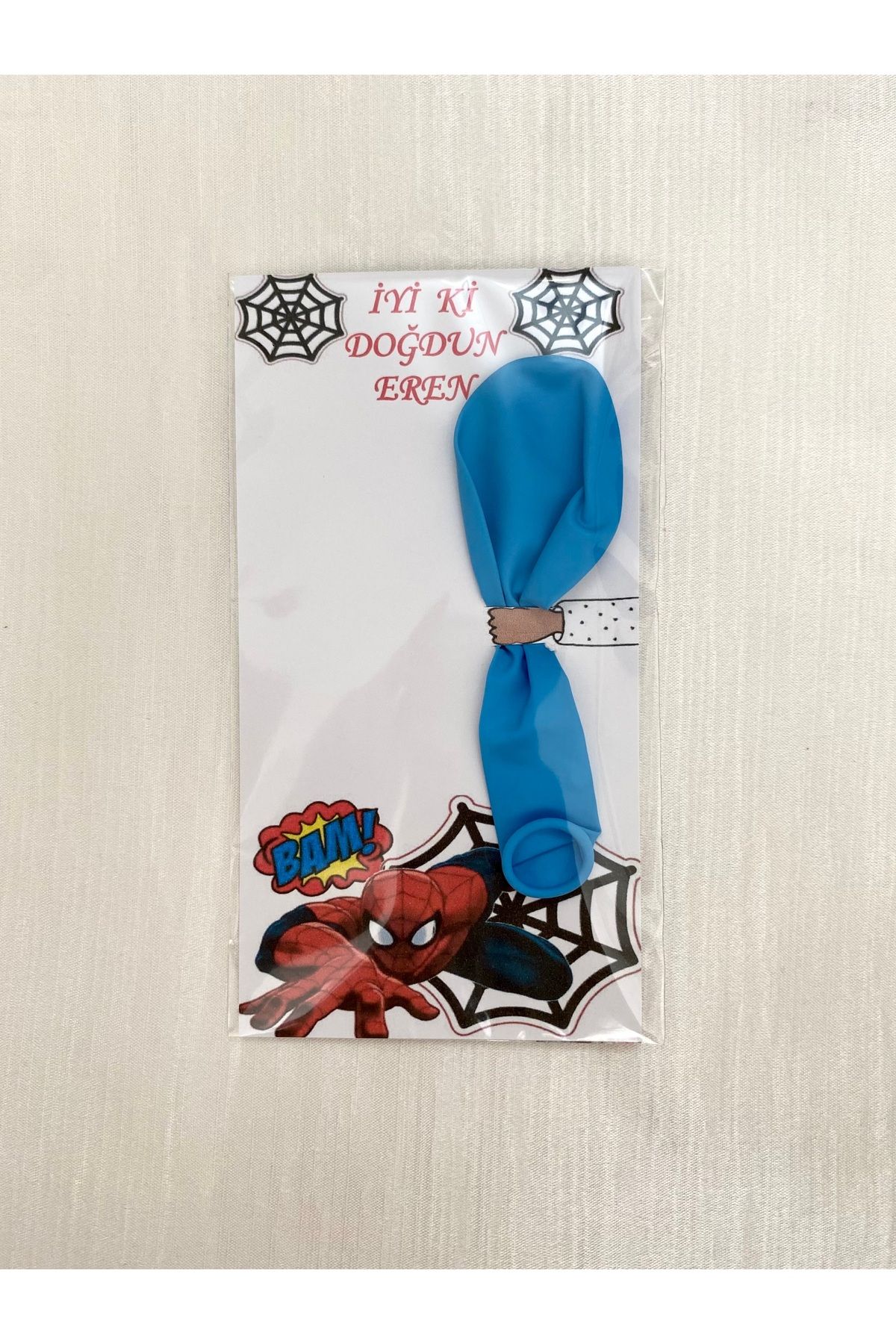 Sinem Gift 20 Adet Doğum Günü Hediyelik Balon - Örümcek Adam Konseptli Hediyelik - Erkek ÇocukHediyesi