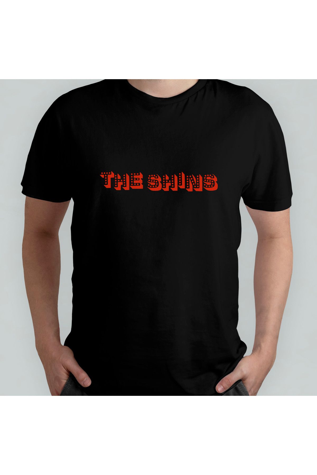 Pixxa The Shins Unisex %100 Pamuklu Bisiklet Yaka T-Shirt Model 3
