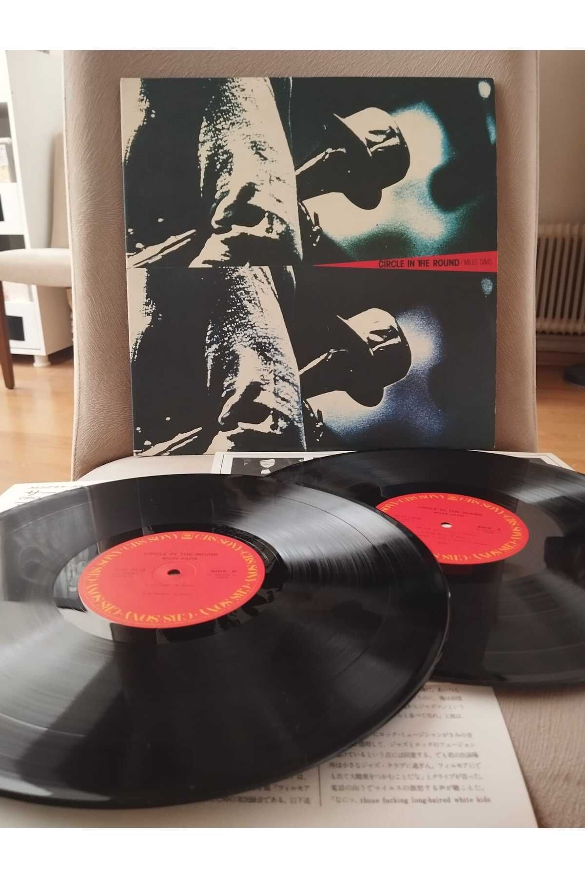 Plakperest Miles Davis ‎– Circle In The Round - 1979 Japonya Basım 2xLP Plak-2.el