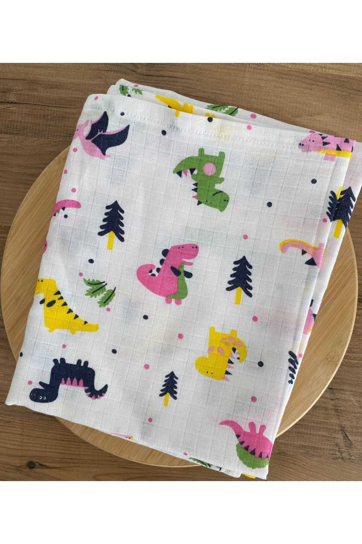 KAYRASTORETESETTÜR %100 Pamuklu 80x100 Bebek Müslin Battaniyesi