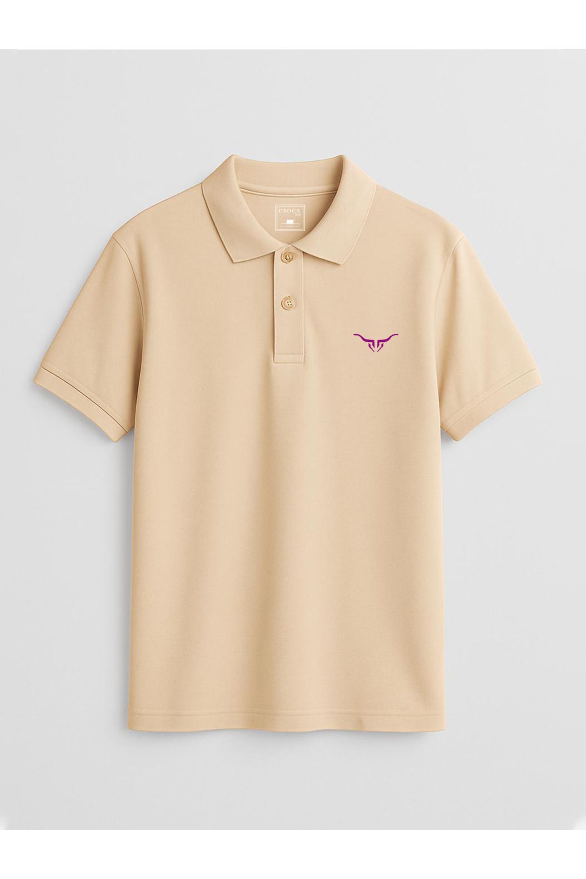 EsoesTienda Erkek Slim Fit Pamuklu Yumuşak Dokulu Polo Yaka Tişört