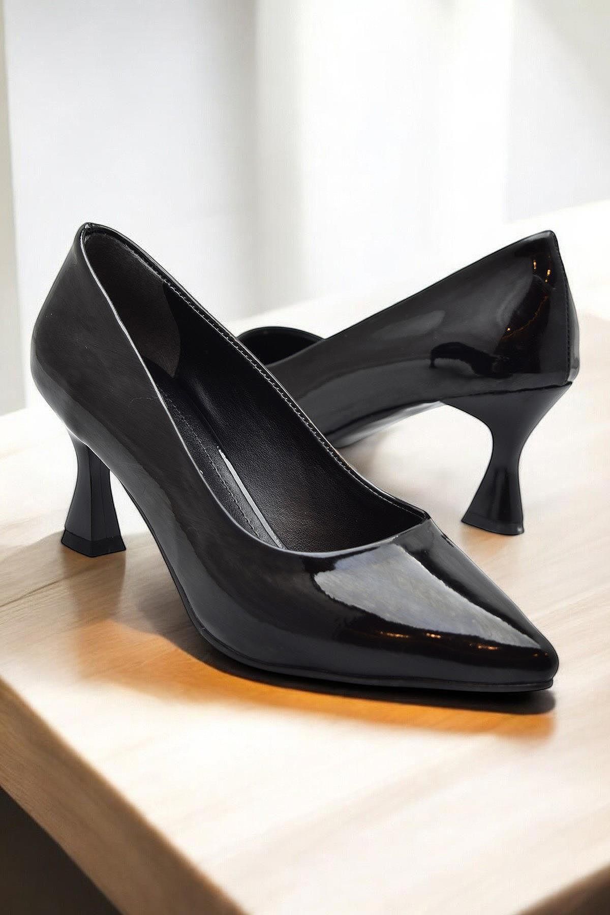 ISPARTALILAR 6508 7cm Kadın Topuklu Ayakkabı Stiletto Abiye Düğün Nişan Ayakkabısı