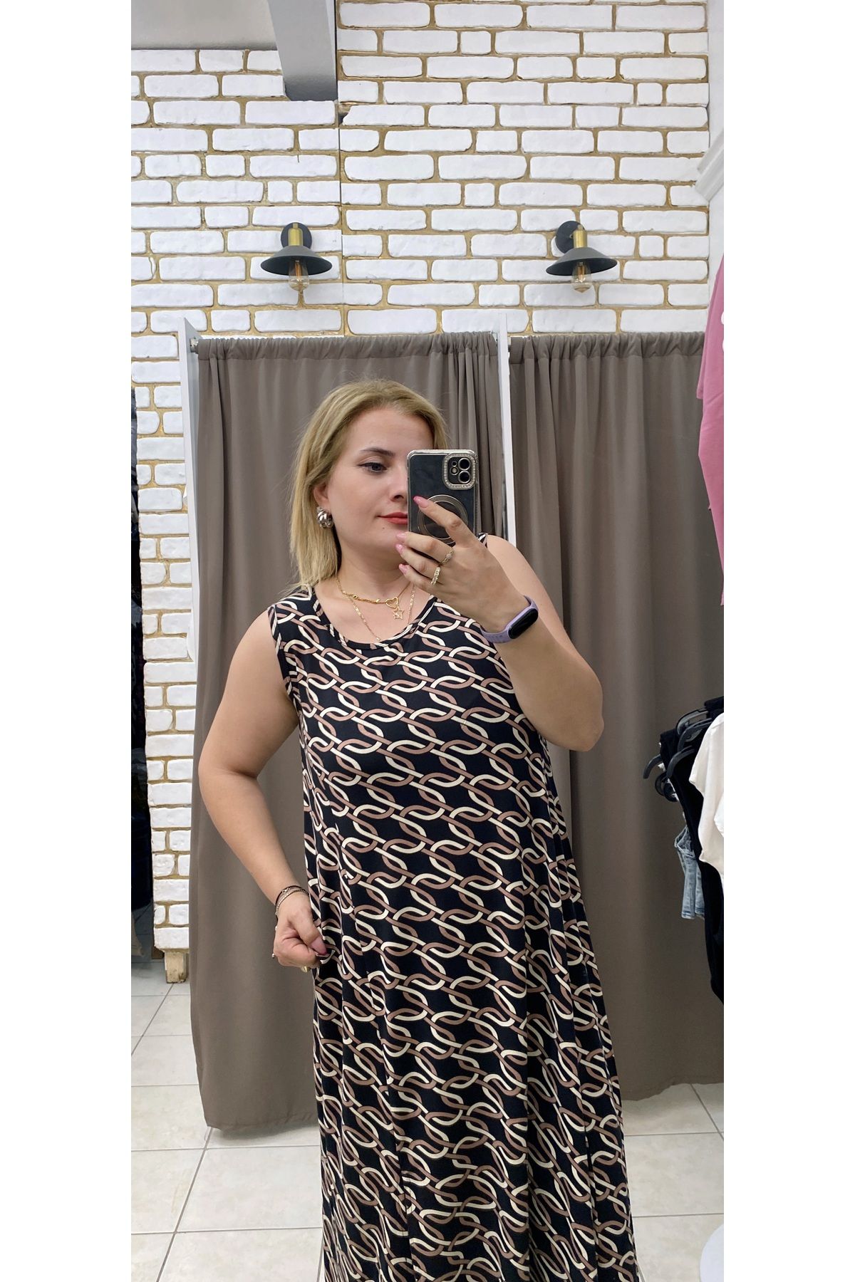 TUBA TOPTAŞ-Plus Size Strappy Dress 3