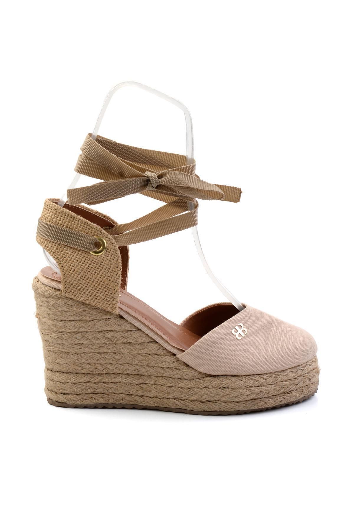 Bambi Bej Kadın Espadril K01874414818