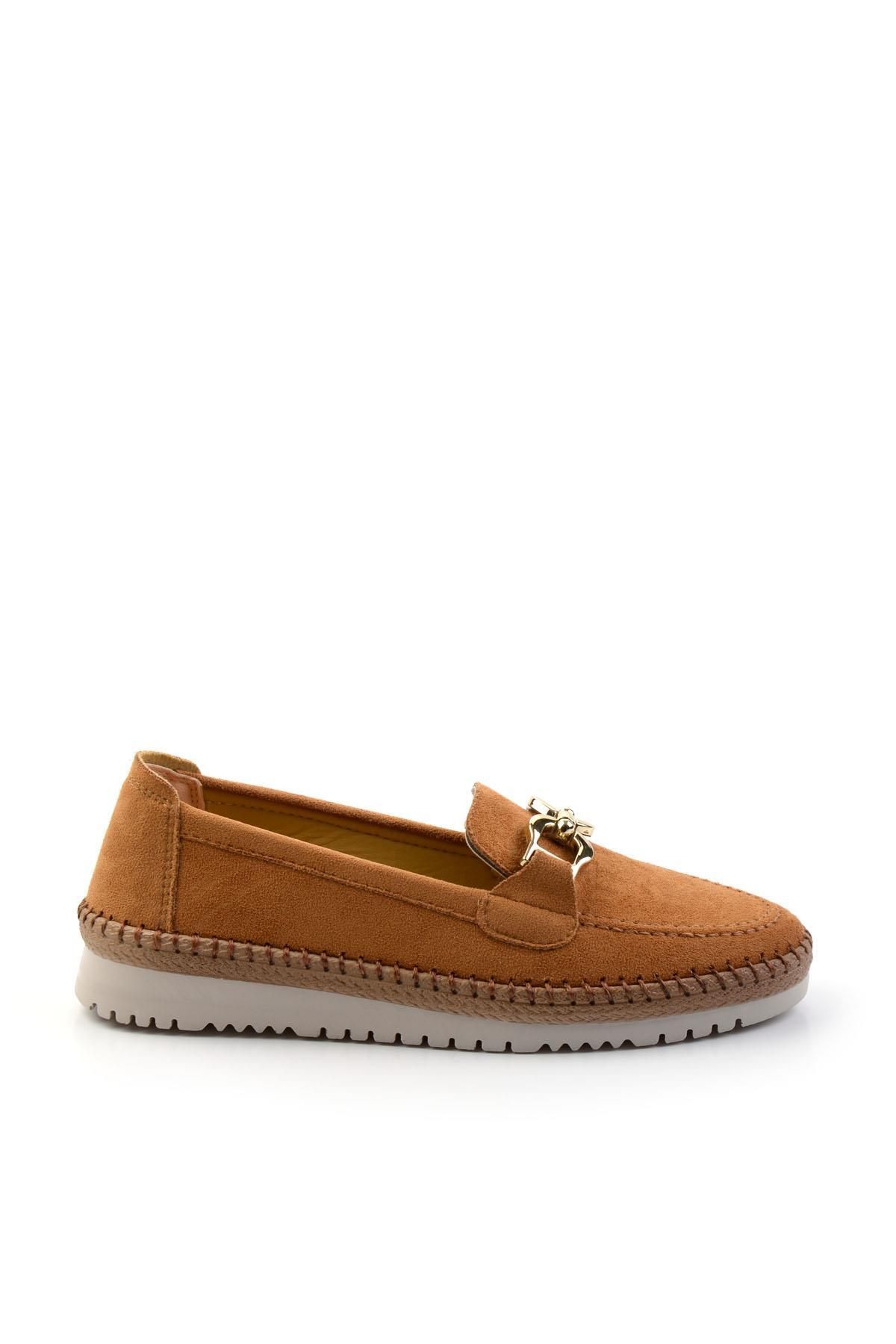 Bambi Taba Kadın Loafer Ayakkabı K01536201002