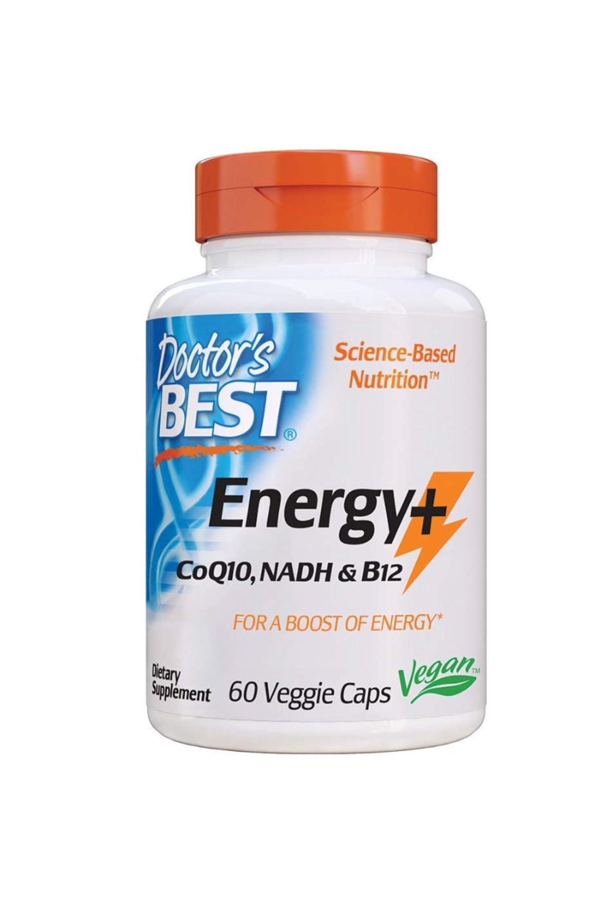 Doctor's Best , Energy+ COQ10 NADH B12 60 Veggie Caps