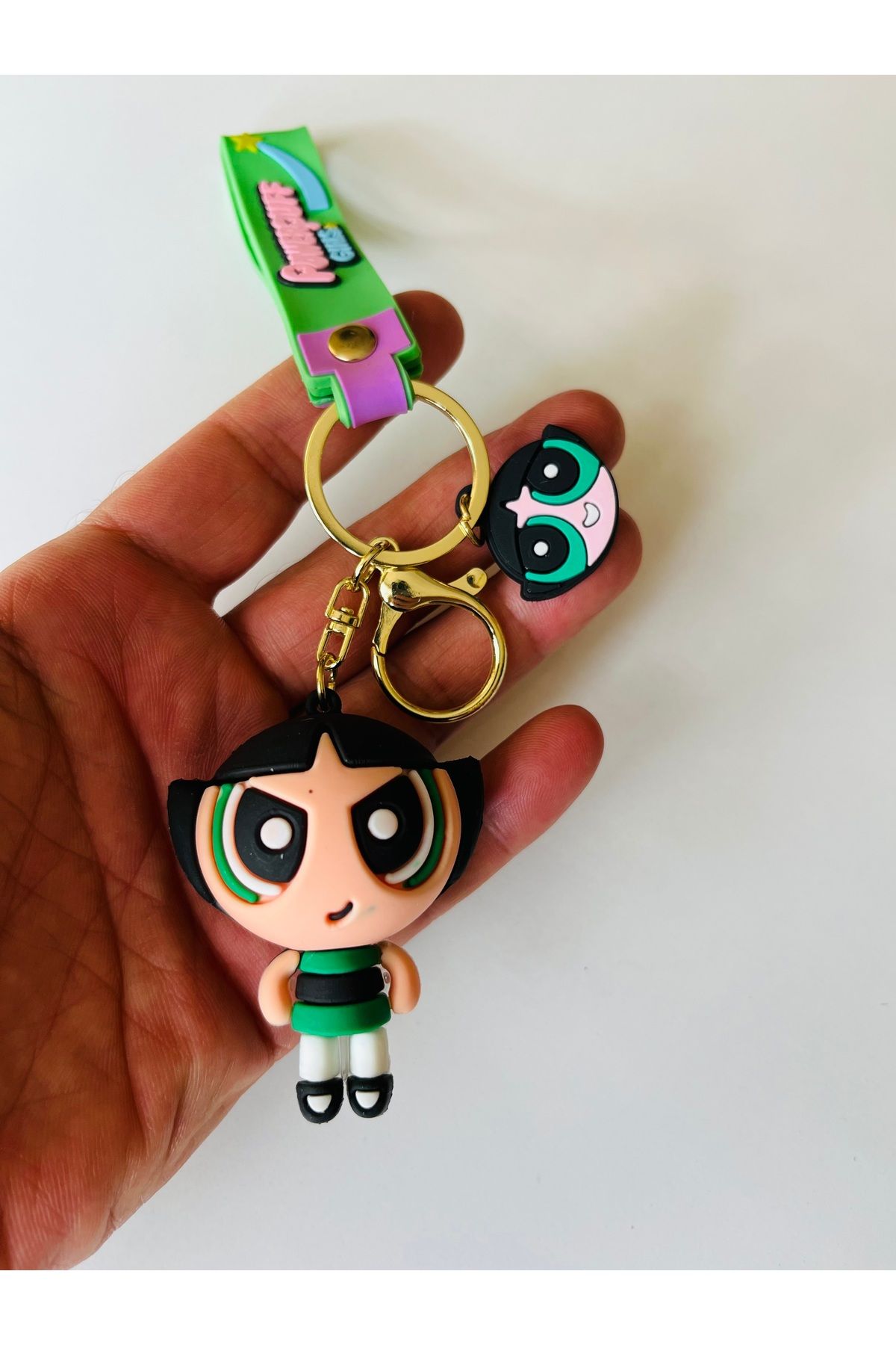 Açıkmeşe Ev Yaşam Ürünleri Powerpuff Girls Anahtarlık Çanta Süsü Çanta çarm