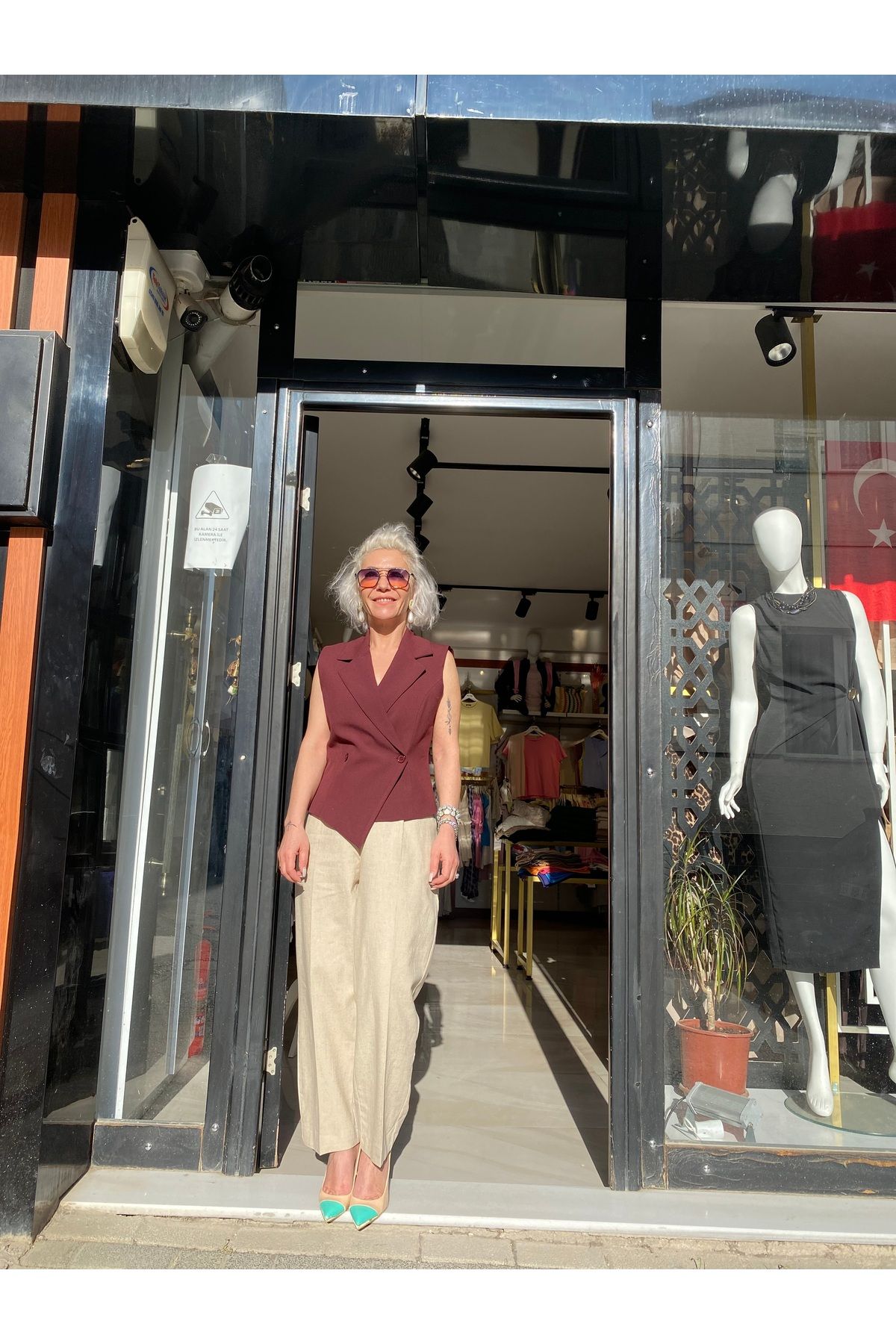 özlem adaşoğlu boutique KRUVAZE KAPAMA YELEK