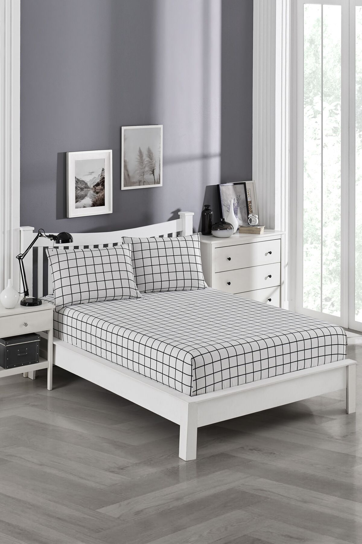 Rebeka Home Collection Kartis Lastikli Çarşaf Seti 160x200