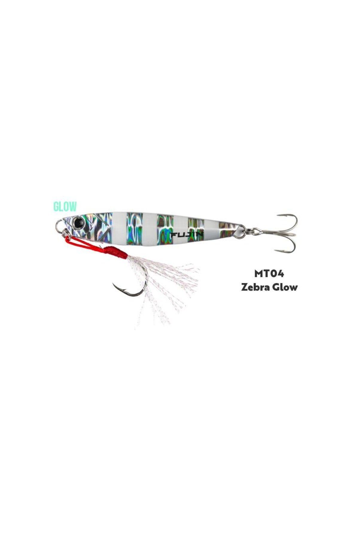Fujin Jig-X 60gr Shore Jigging Jig Yem (RENK: MT04 Zebra Glow )