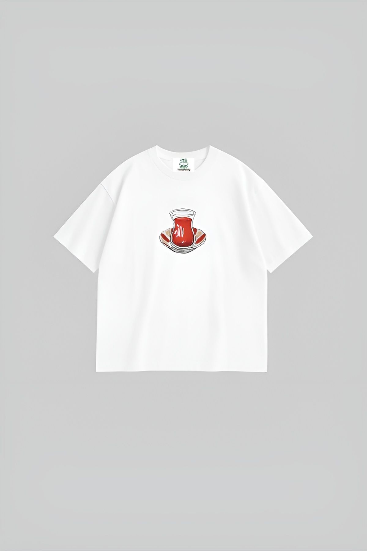 TRENDPUNKY TURKISH ÇAY TEA Baskılı Y2K Oversize YAZLIK T-shirt