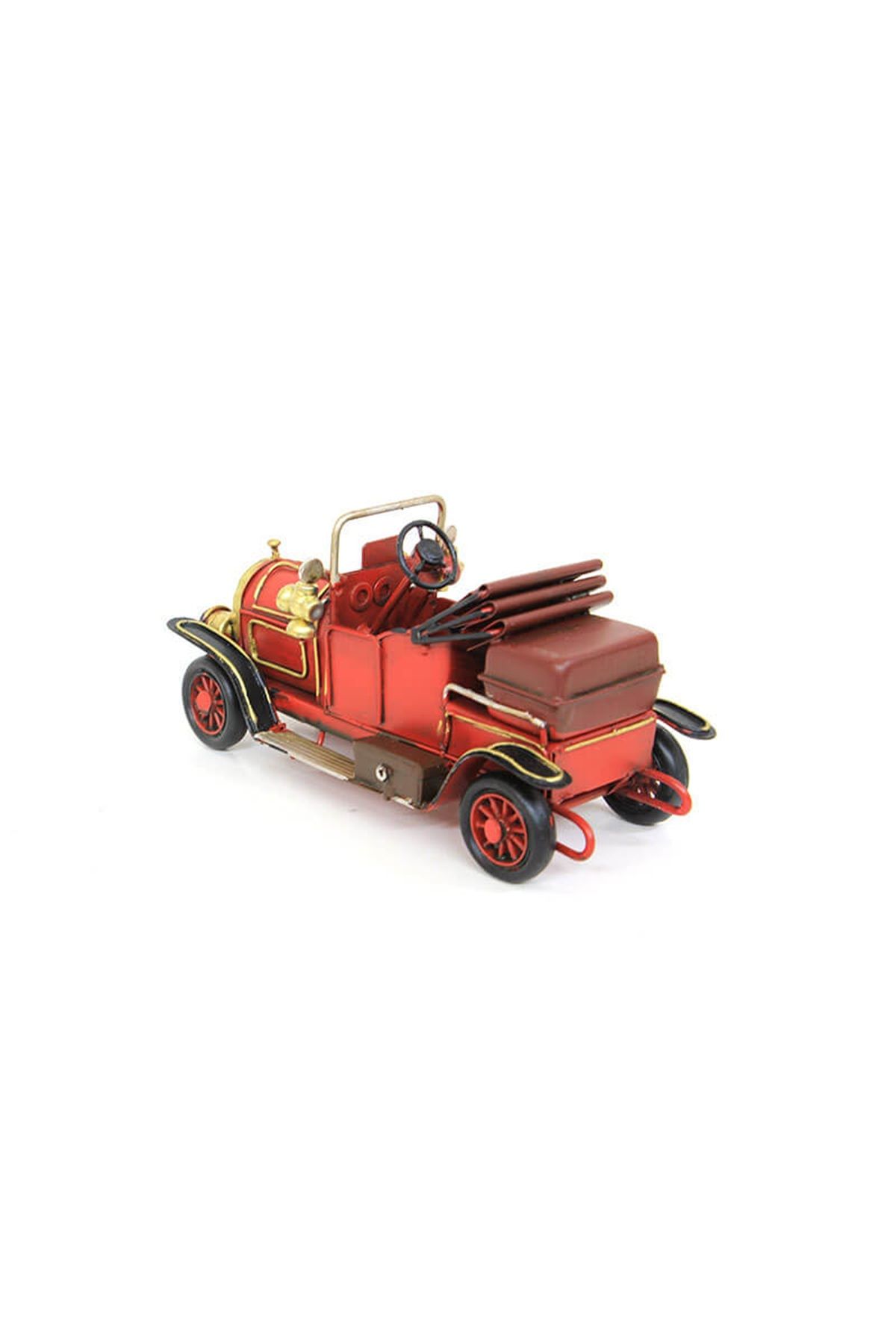 Mnk Dekoratif Nostaljik Üstü Açık Metal Araba Modeli C0679-M148