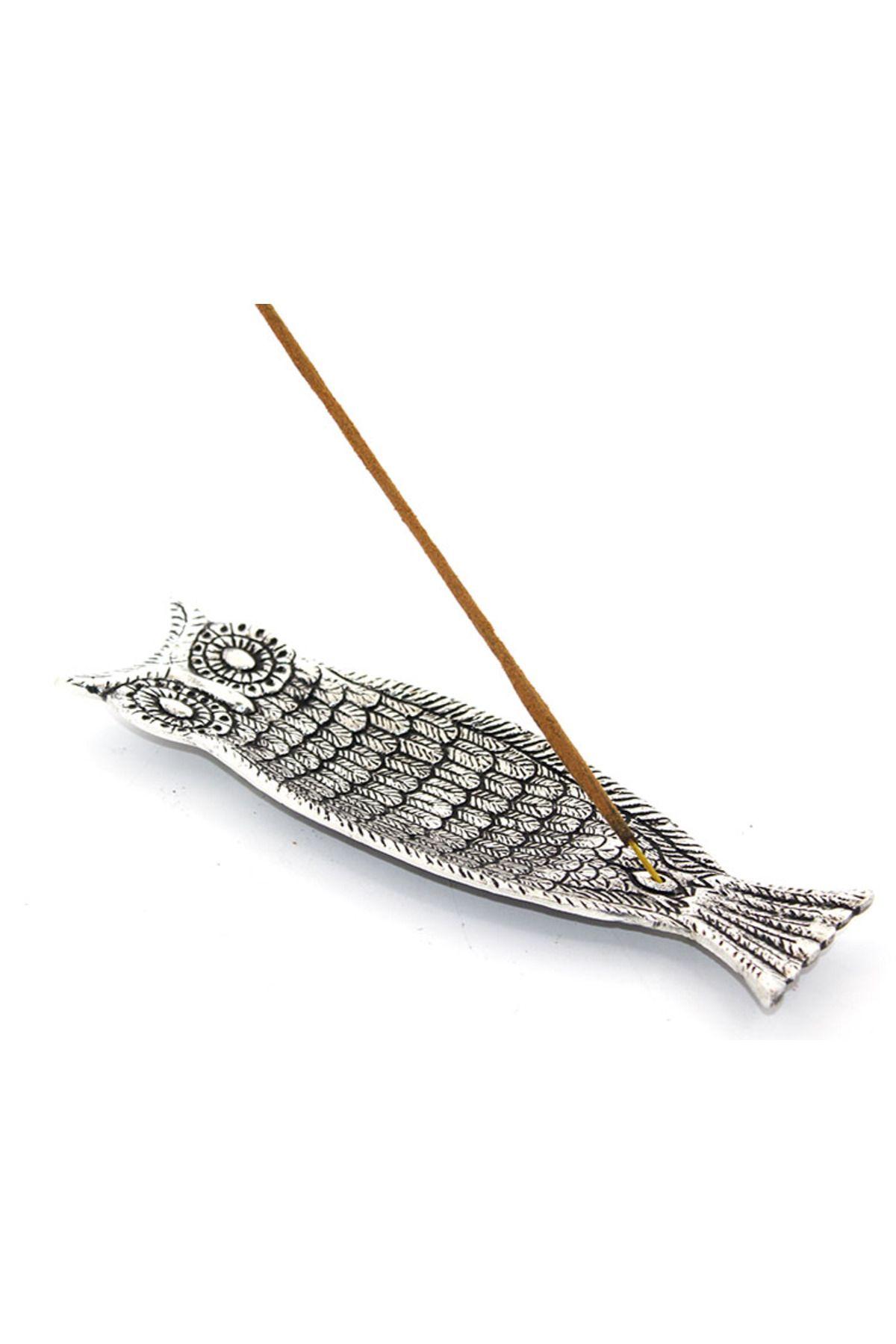 TTT Metal Kayık Baykuş Tasarımı Tütsülük Model 1