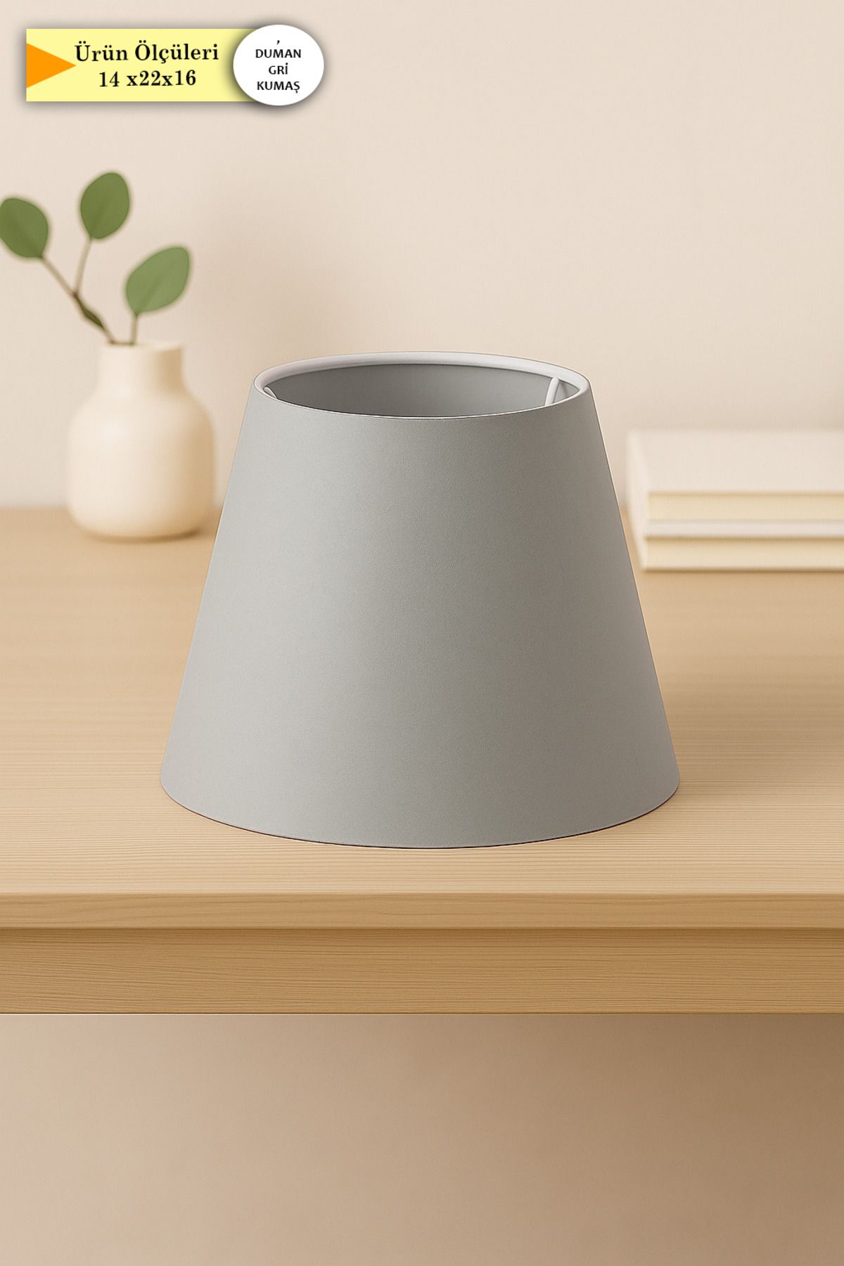 Eslight Duman Abajur Başlığı 22 cm T23