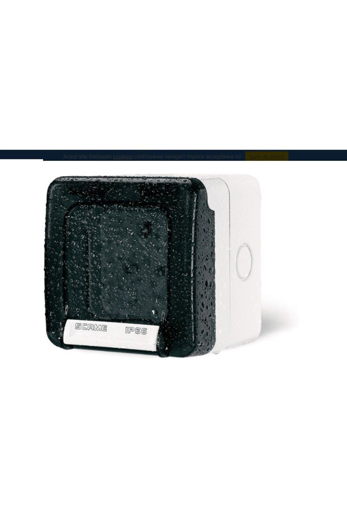 SCAME-Applied Schuko Socket IP66 Protecta SCAME 3