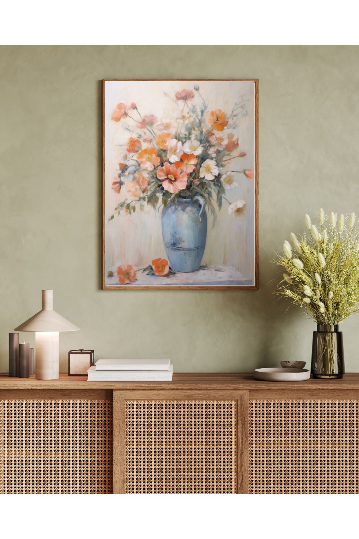 woodhomeworks tek parça salon ofis dekor tablo