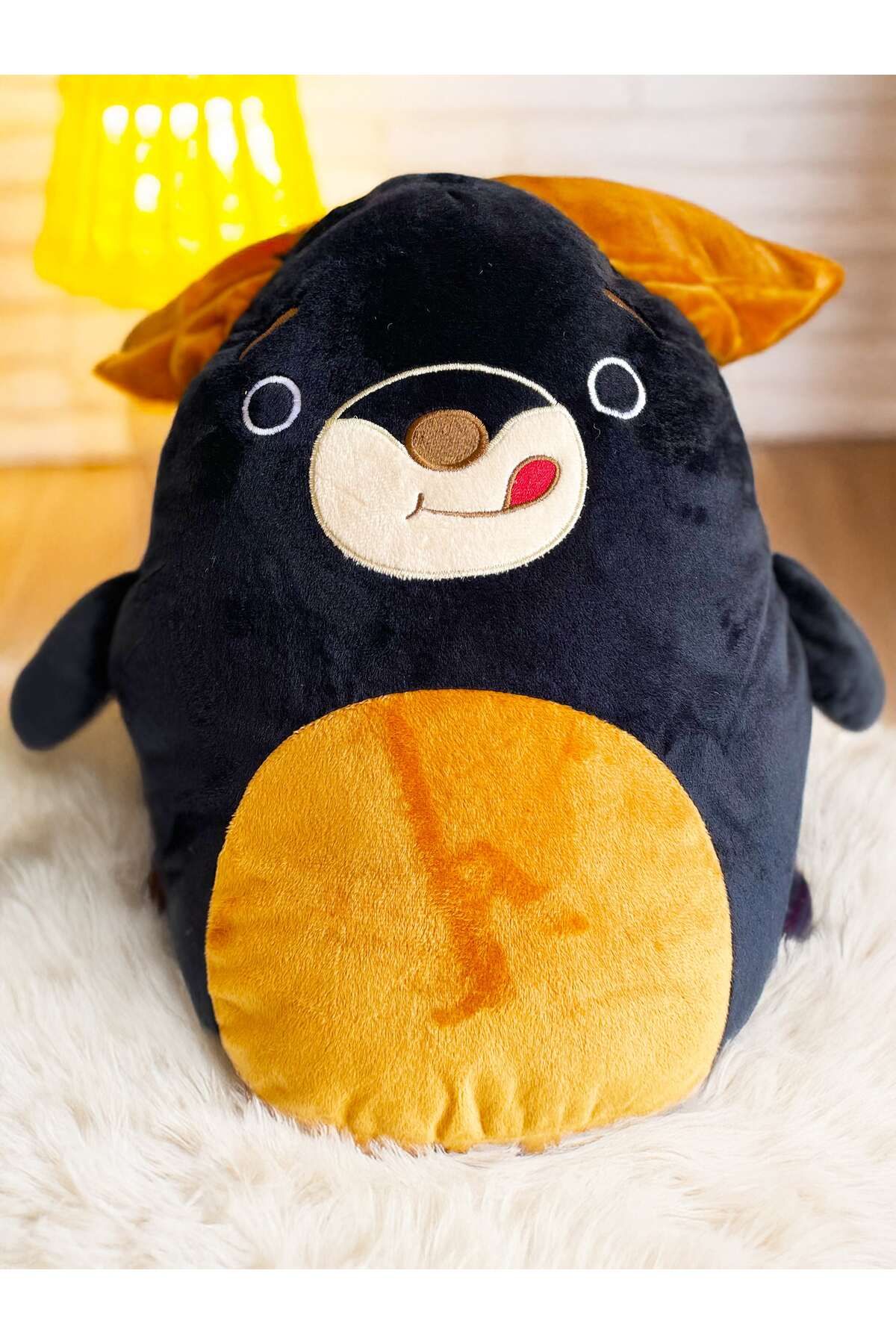 PoppyPlays Köpek Peluş Yastık 40cm - Dekoratif Süper Yumuşak Yastık