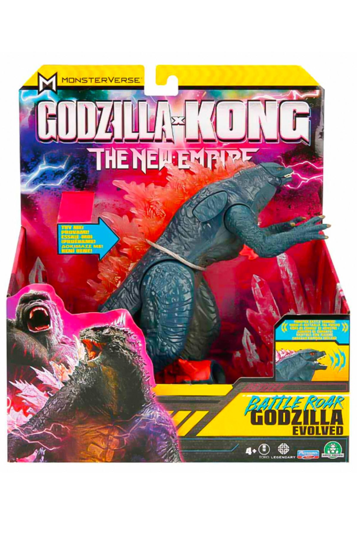 GIOCHI PREZIOSI Godzilla X Kong Sesli Delüks Aksiyon Figürü 18 cm Godzilla Evolved 35506