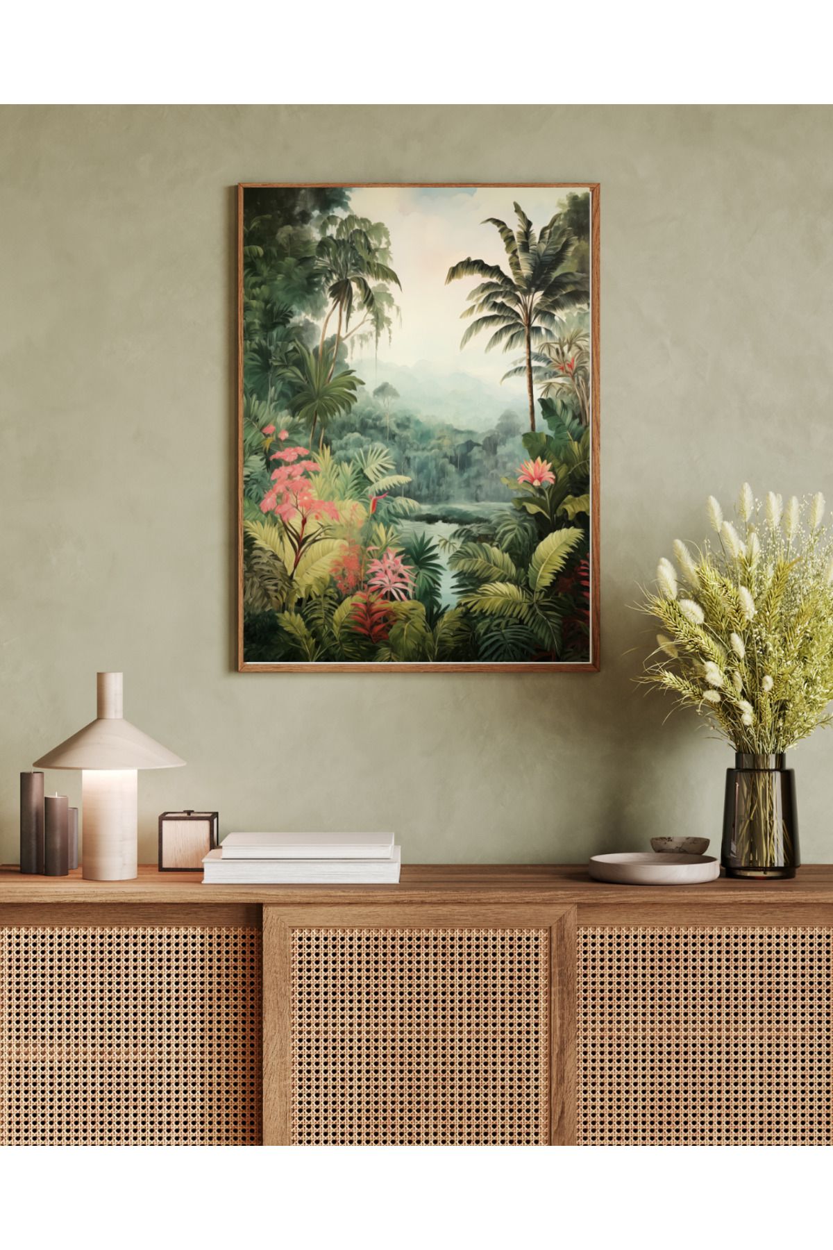 woodhomeworks tek parça salon ofis dekor tablo