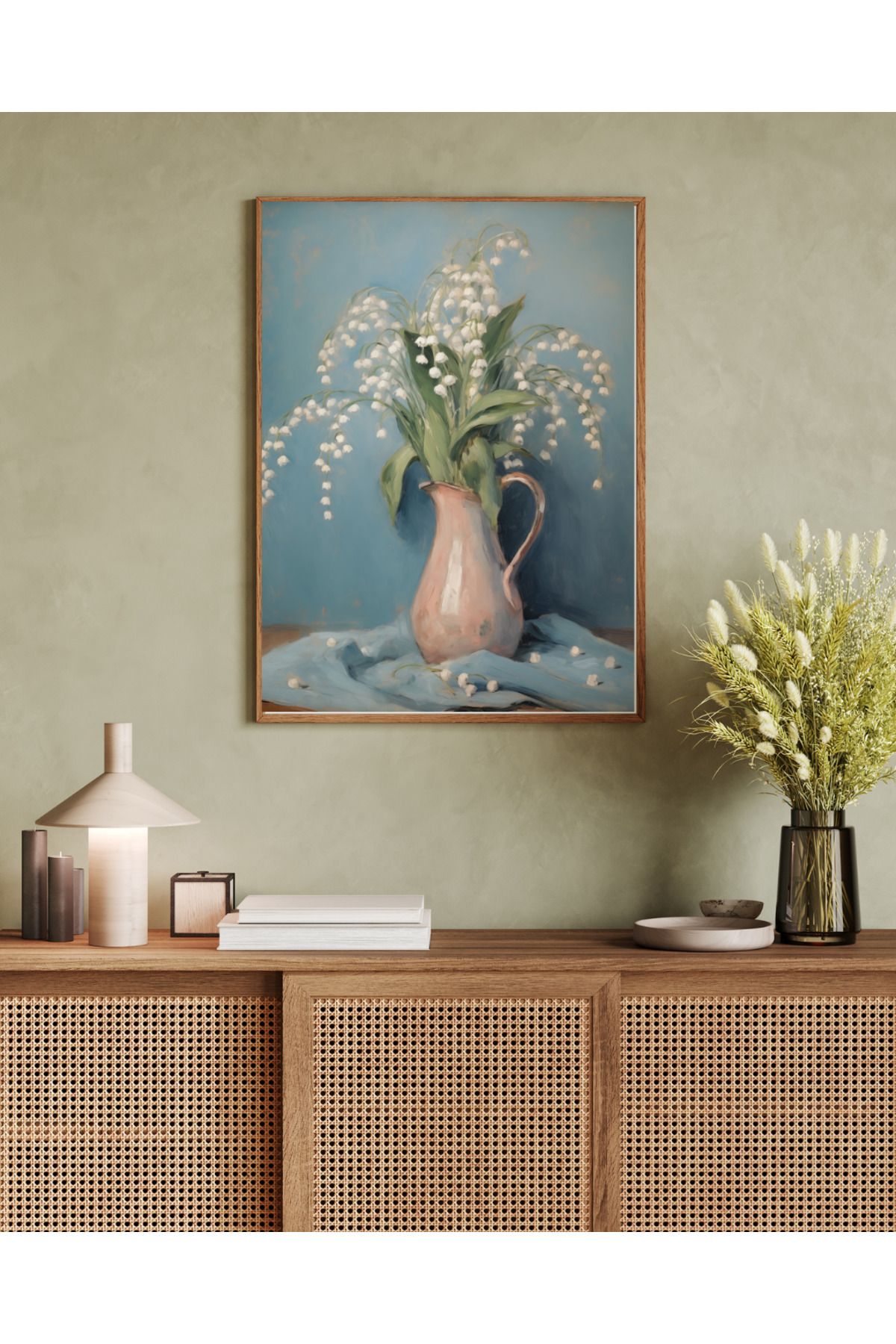 woodhomeworks tek parça salon ofis dekor tablo
