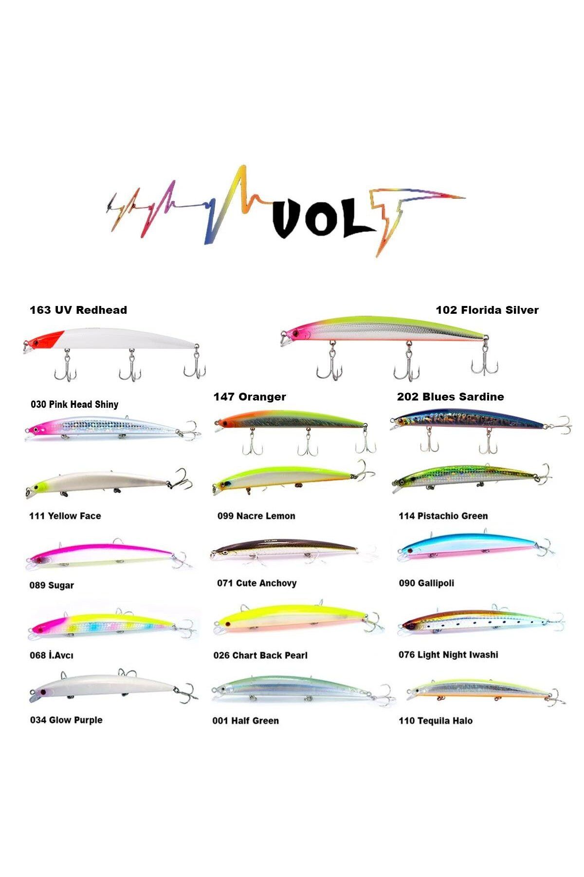 Fujin Volt VL125S 14gr 12.5cm Slow Sinking Maket Balık