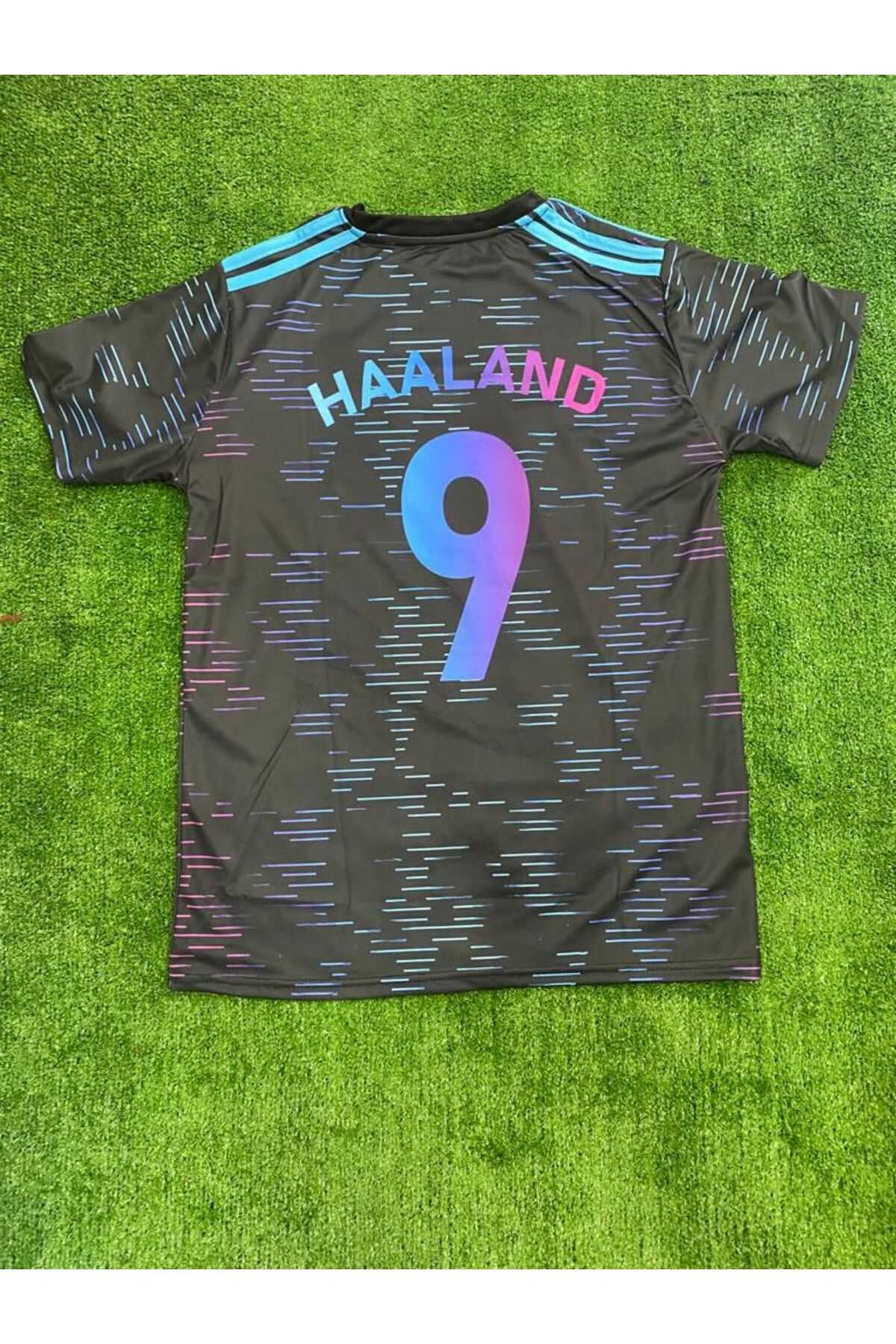 JANJON STAR Haaland Özel Tasarım Kısa Kol Renkli Forma