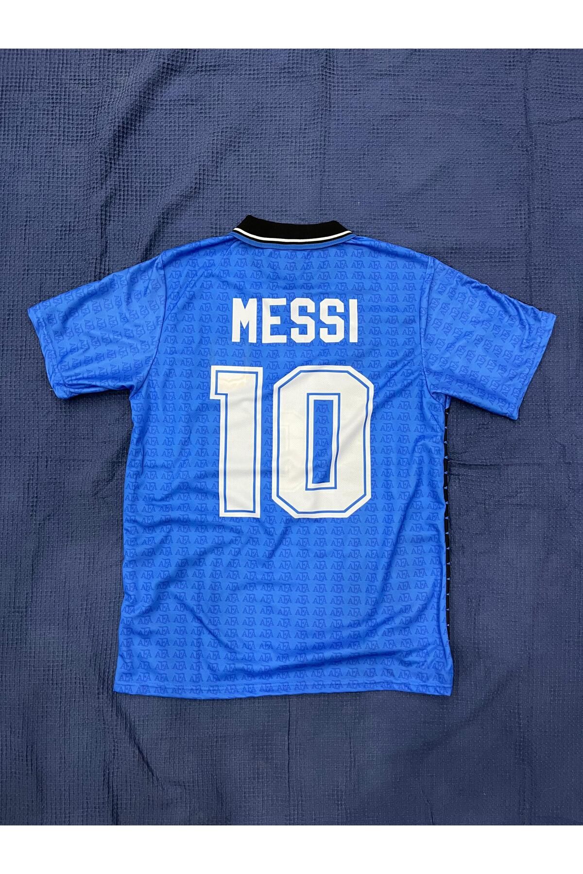 JANJON STAR Arjantin 1994 Lionel Messi Yakalı Efsane Retro Forma