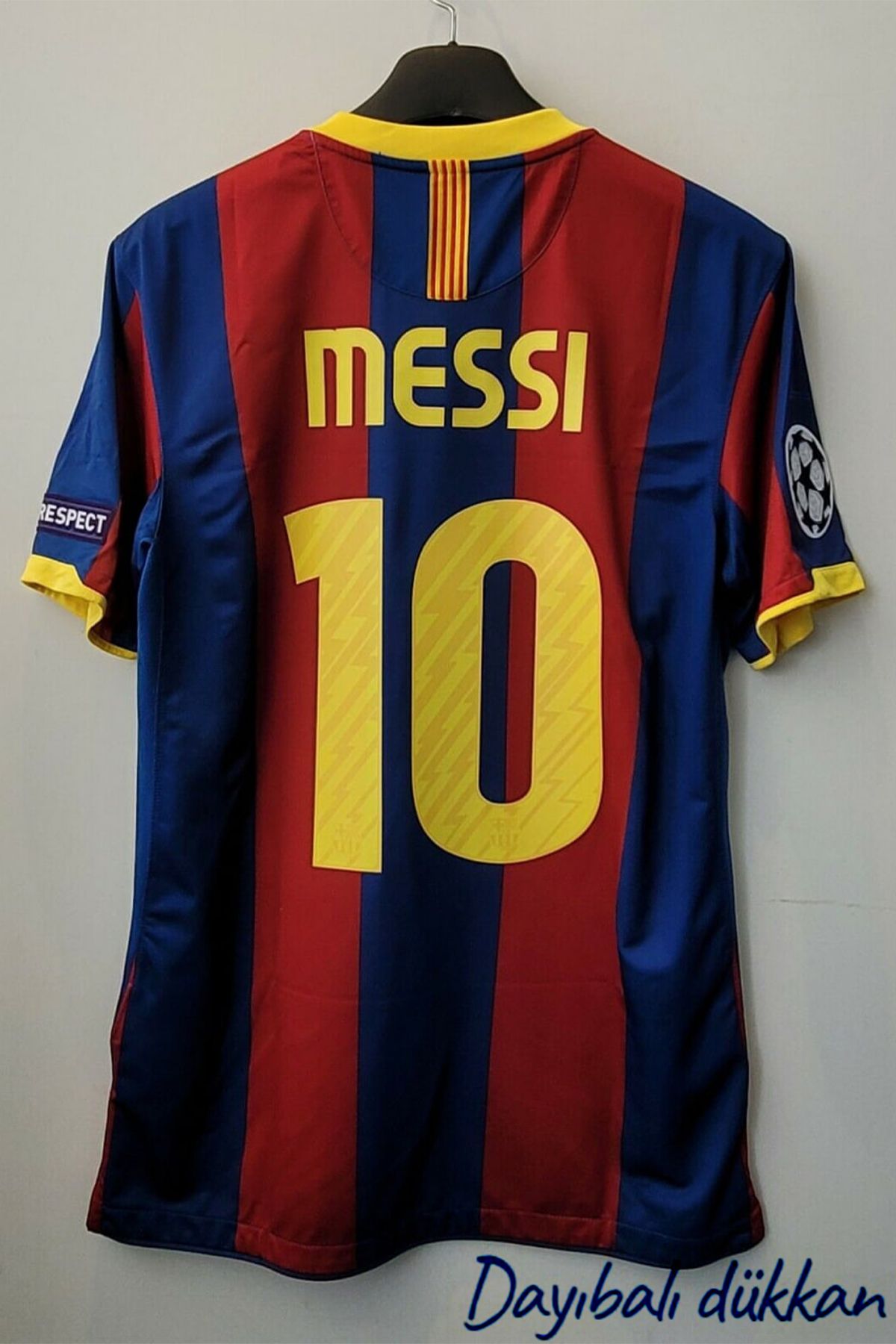 DAYIBALI DÜKKAN DAYIBALI Lionel Messi 2010/11 Kısa Kol Sampiyonlar Ligi Forması