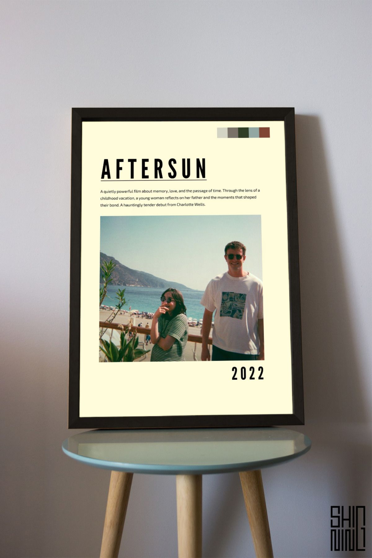 Home Çerçeveli "AFTERSUN" Tasarım Film Afiş Tablo