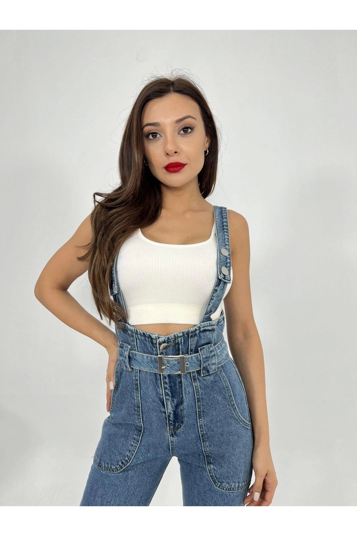 Butik 7015 KOT SALOPET-MAVİ