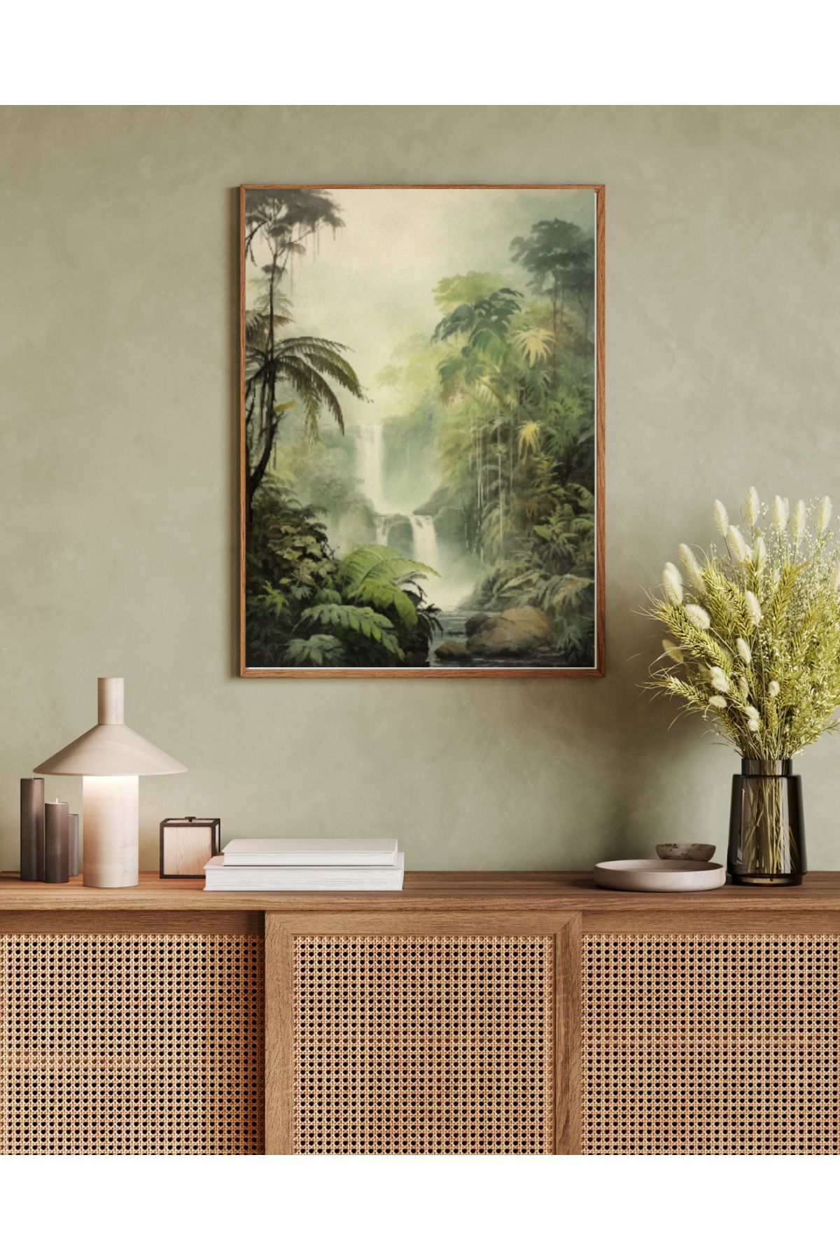 woodhomeworks tek parça salon ofis dekor tablo