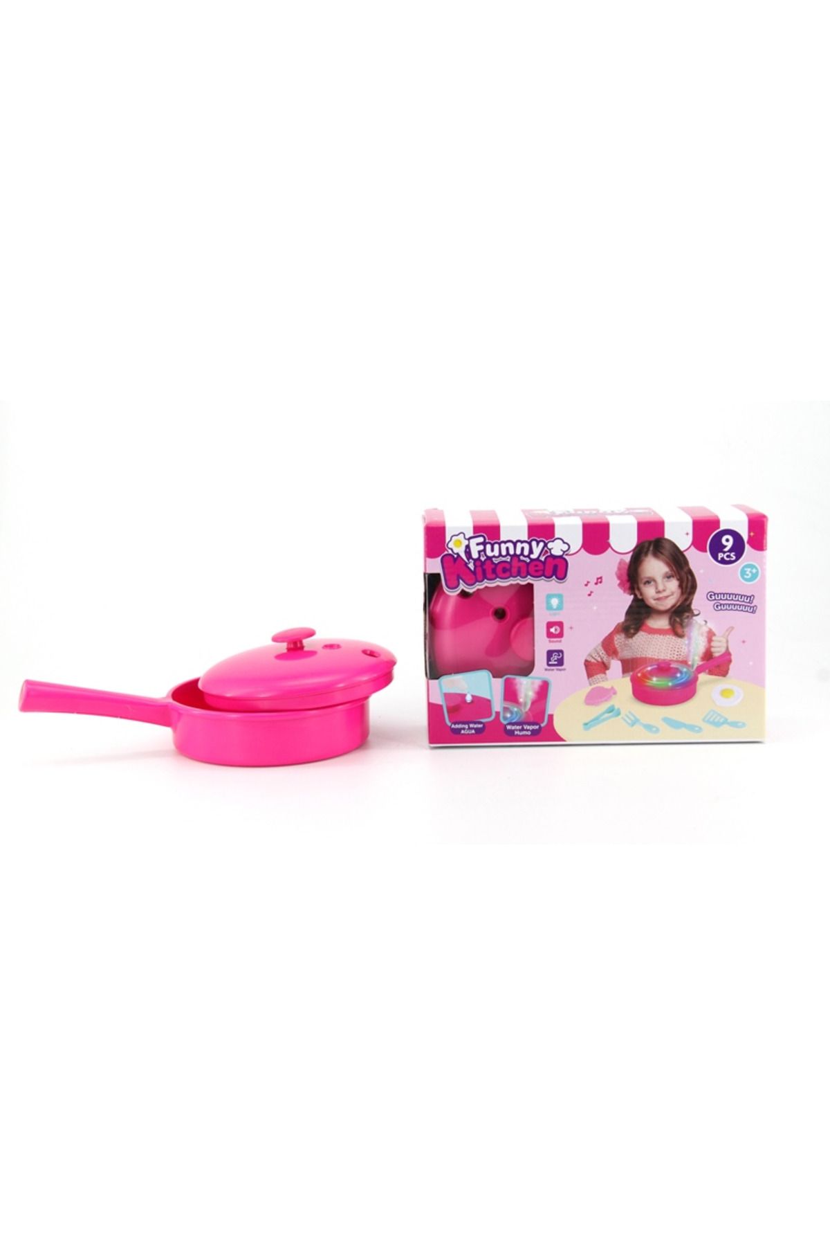 BİRLİK TOYS 018-72 BUHARLI TAVA MUTFAK SETİ -BRL