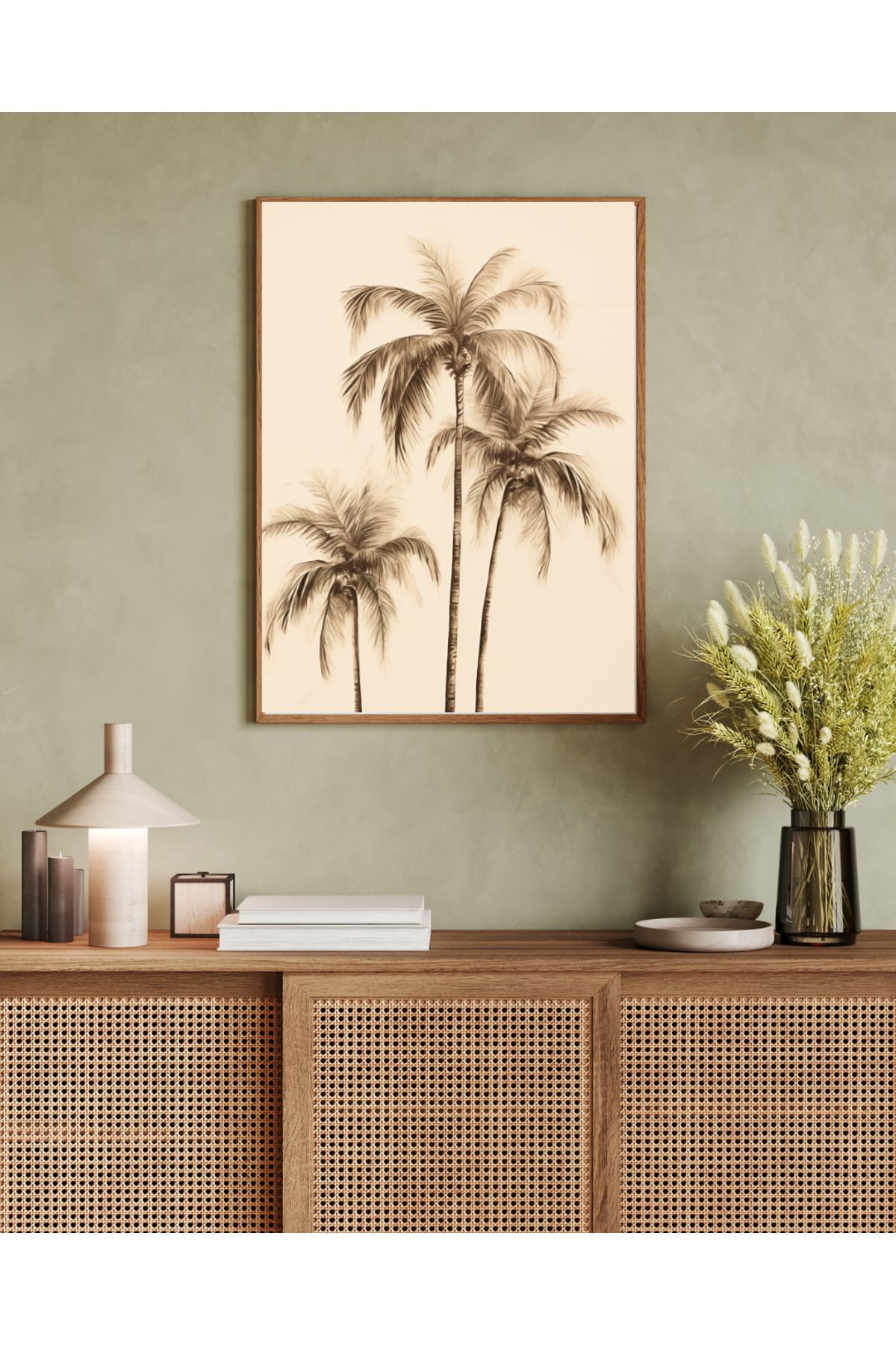 woodhomeworks tek parça salon ofis dekor tablo
