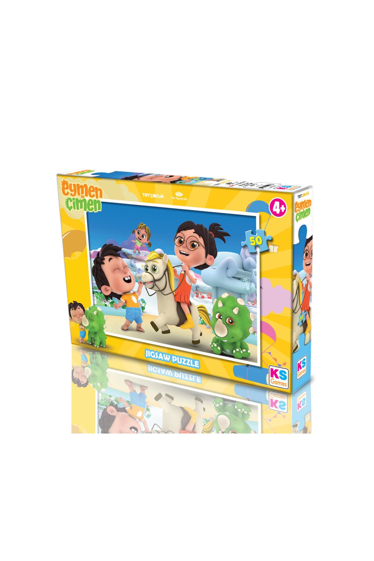 Ks Puzzle EÇ 709 EYMEN İLE ÇİMEN 50 PARÇA -KS
