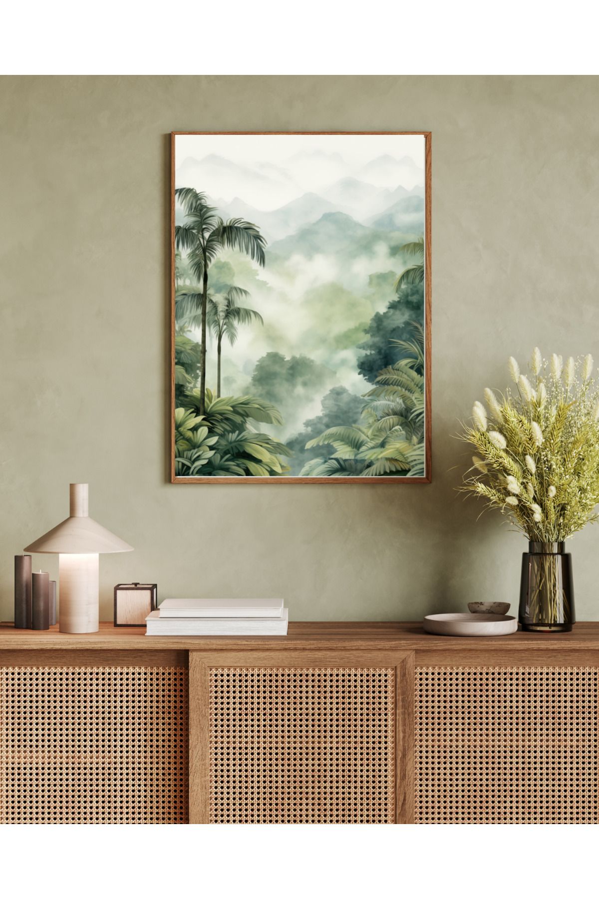woodhomeworks tek parça salon ofis dekor tablo