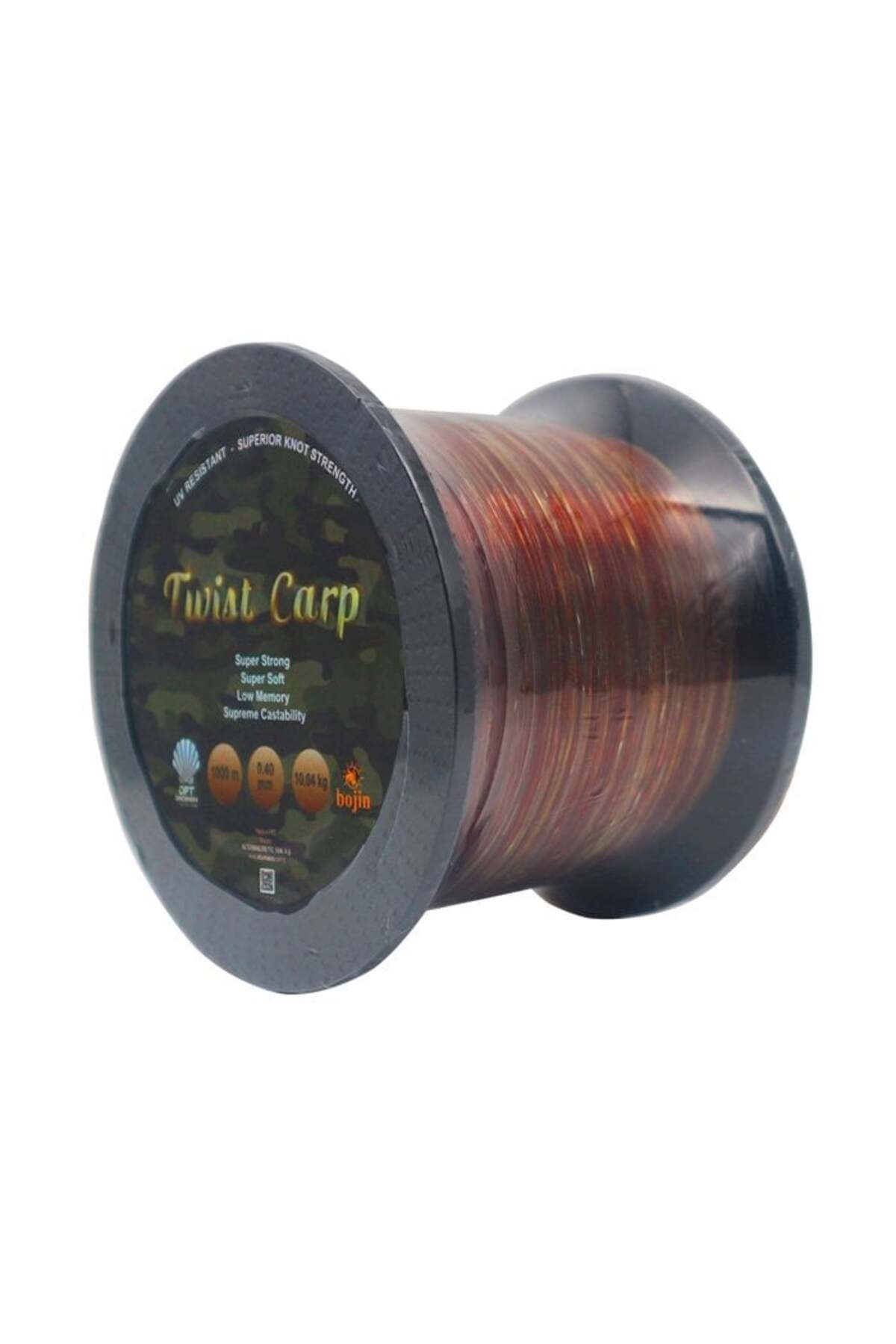 DFT Bojin Twist Carp Yeşil-Kahve 0.40MM 1000MT Bobin Misina