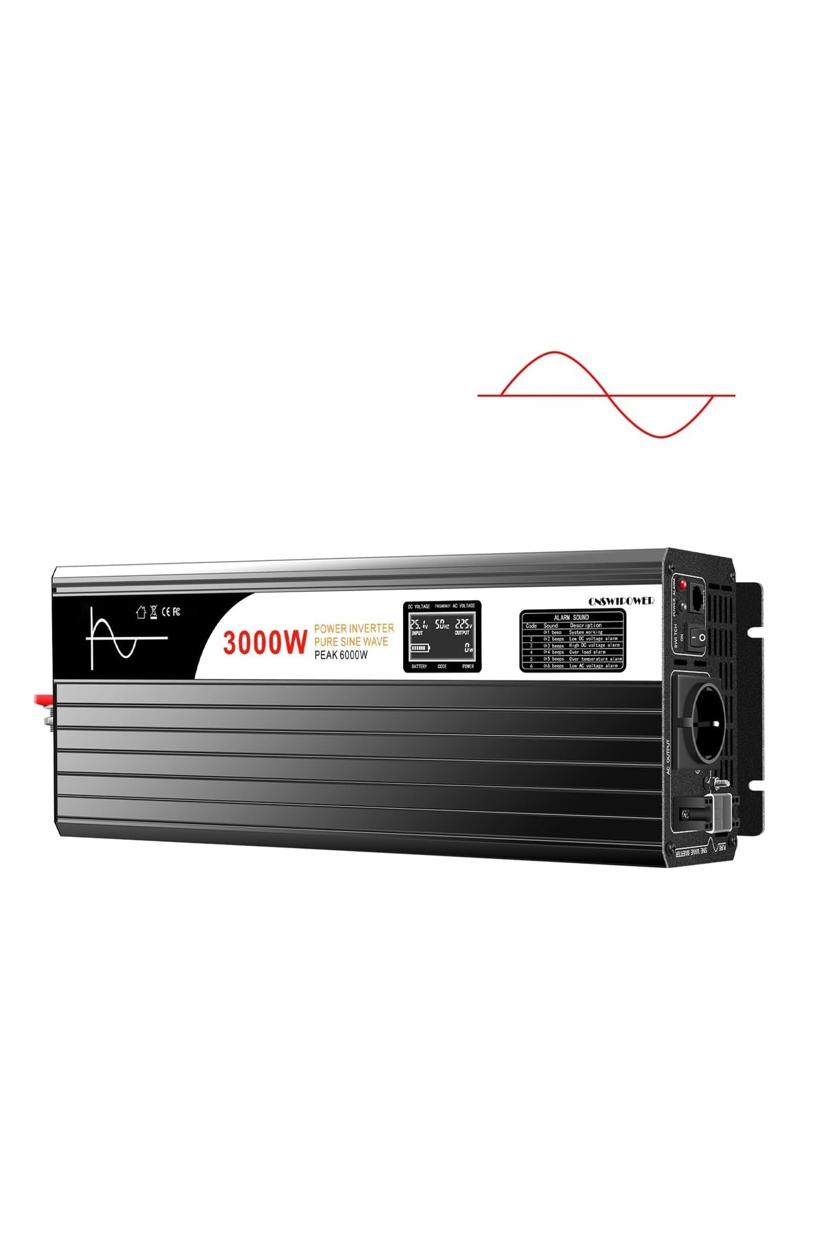 正弦波 3000W DC24V＞AC100V インバータ 未来舎 パワータイト(Power
