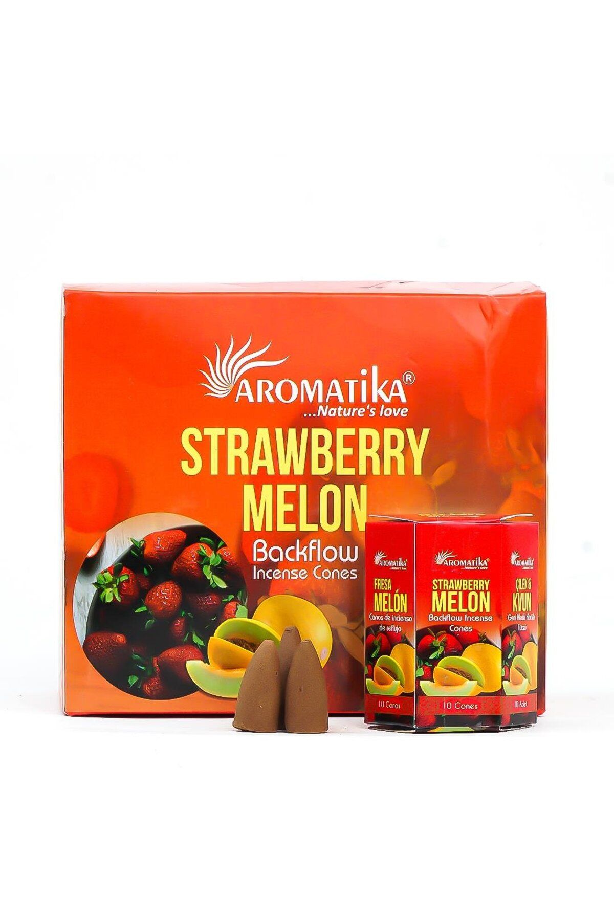 Aromatika Geri Akış Tütsü Şelale Konik Backflow Incense Cones 10 Adet Pieces