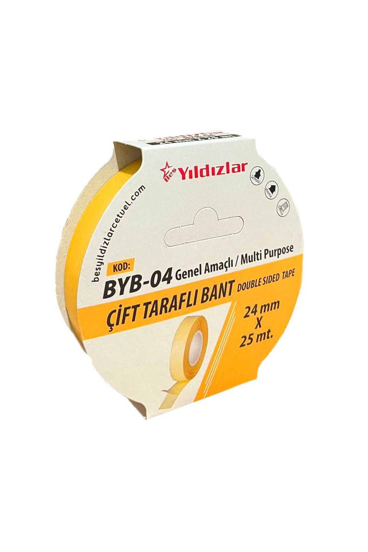 Yıldızlar ÇİFT TARAFLI FİLMİK BANT 24x25 MT BYB-04