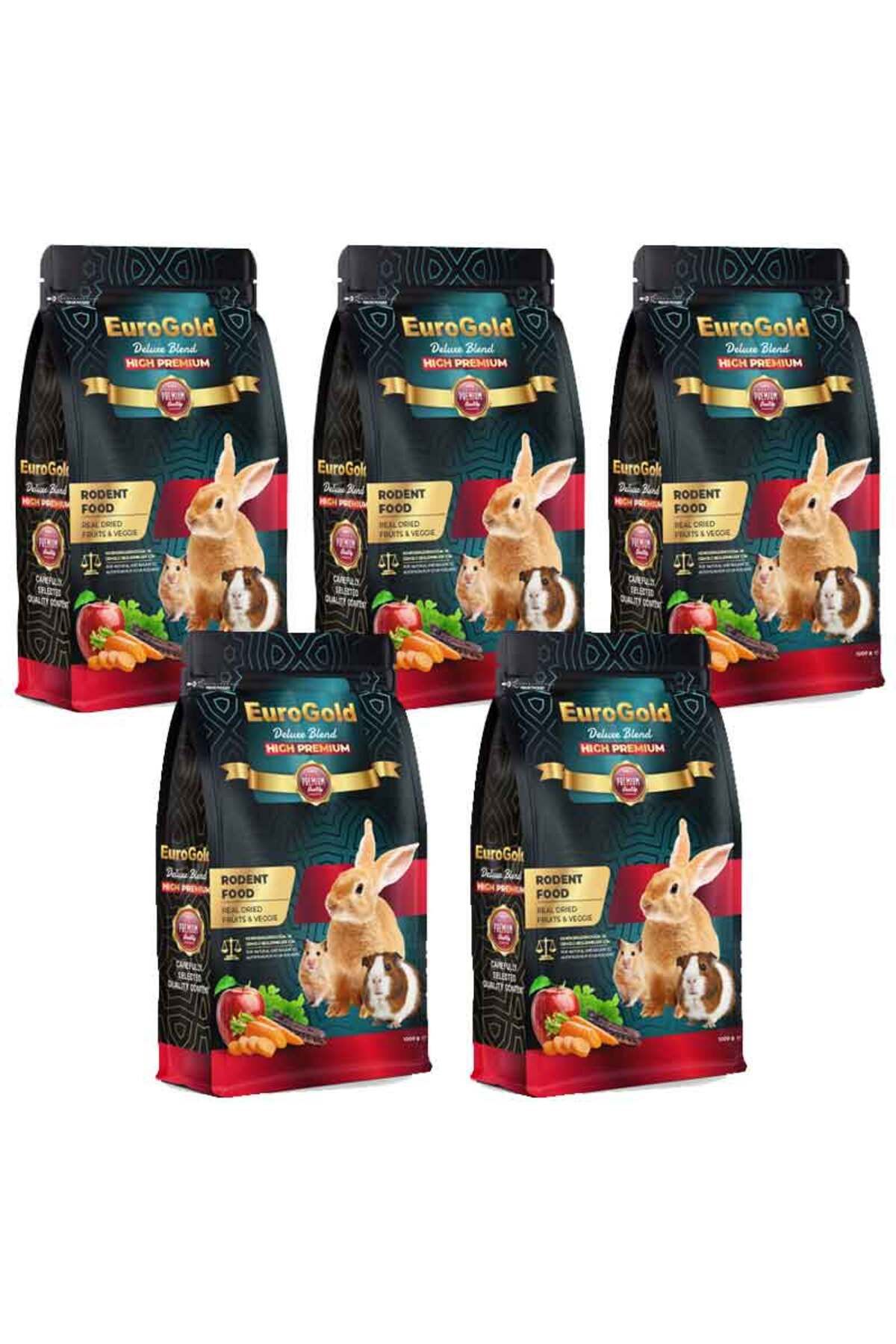 EuroGold Deluxe Kemirgen Yemi 1kg x 5 adet